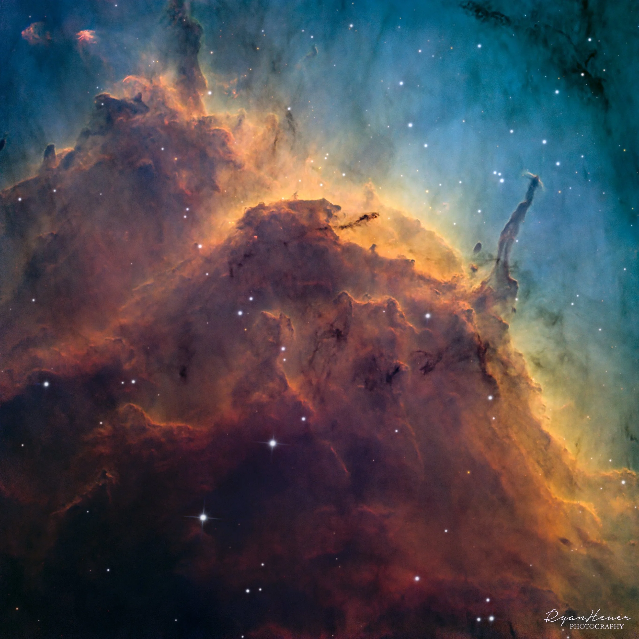 Pelican Nebula - by Ryan Heuer