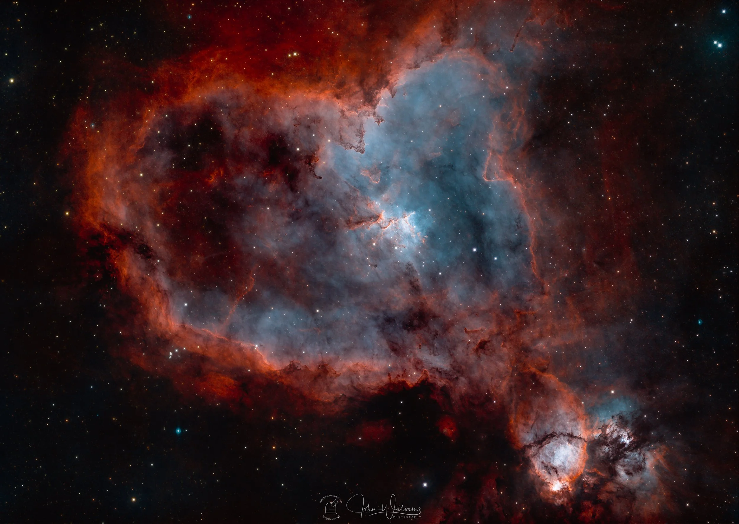 Heart Nebula Mosaic - by TRAC Astro