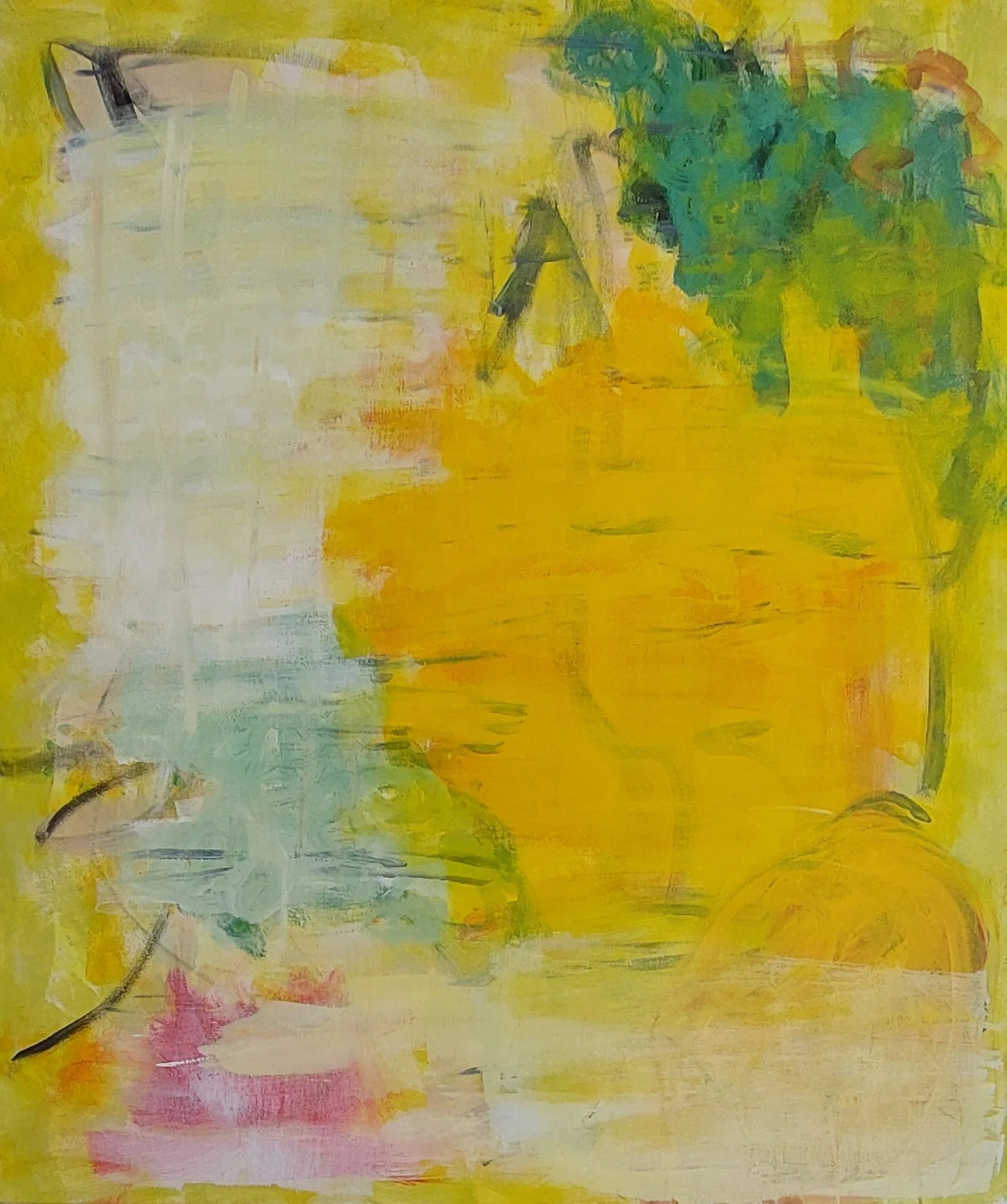 Sommerleuchten/Acryl auf Leinwand/120x100cm/2025