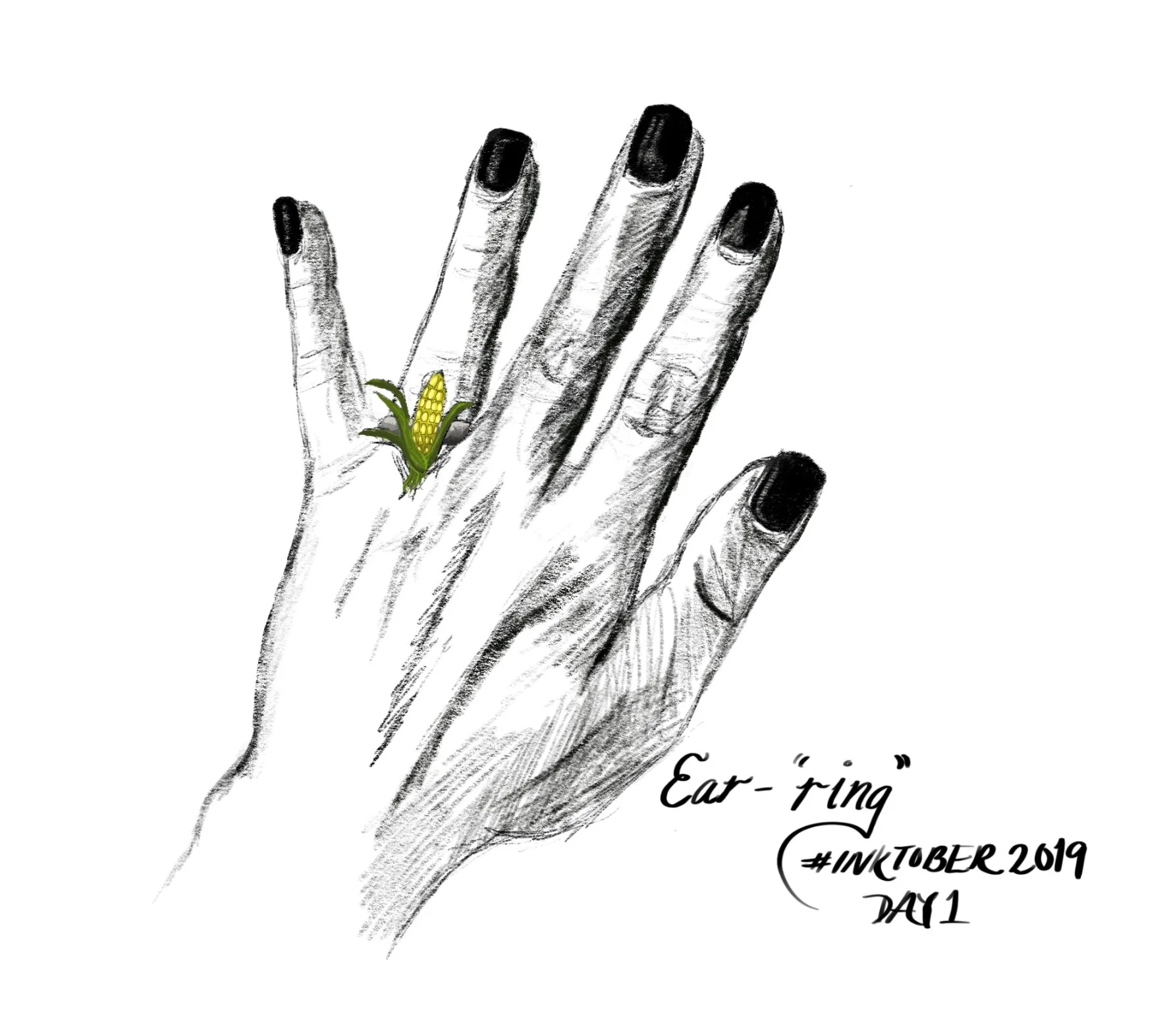 Inktober 2019, 1/31: "RING"