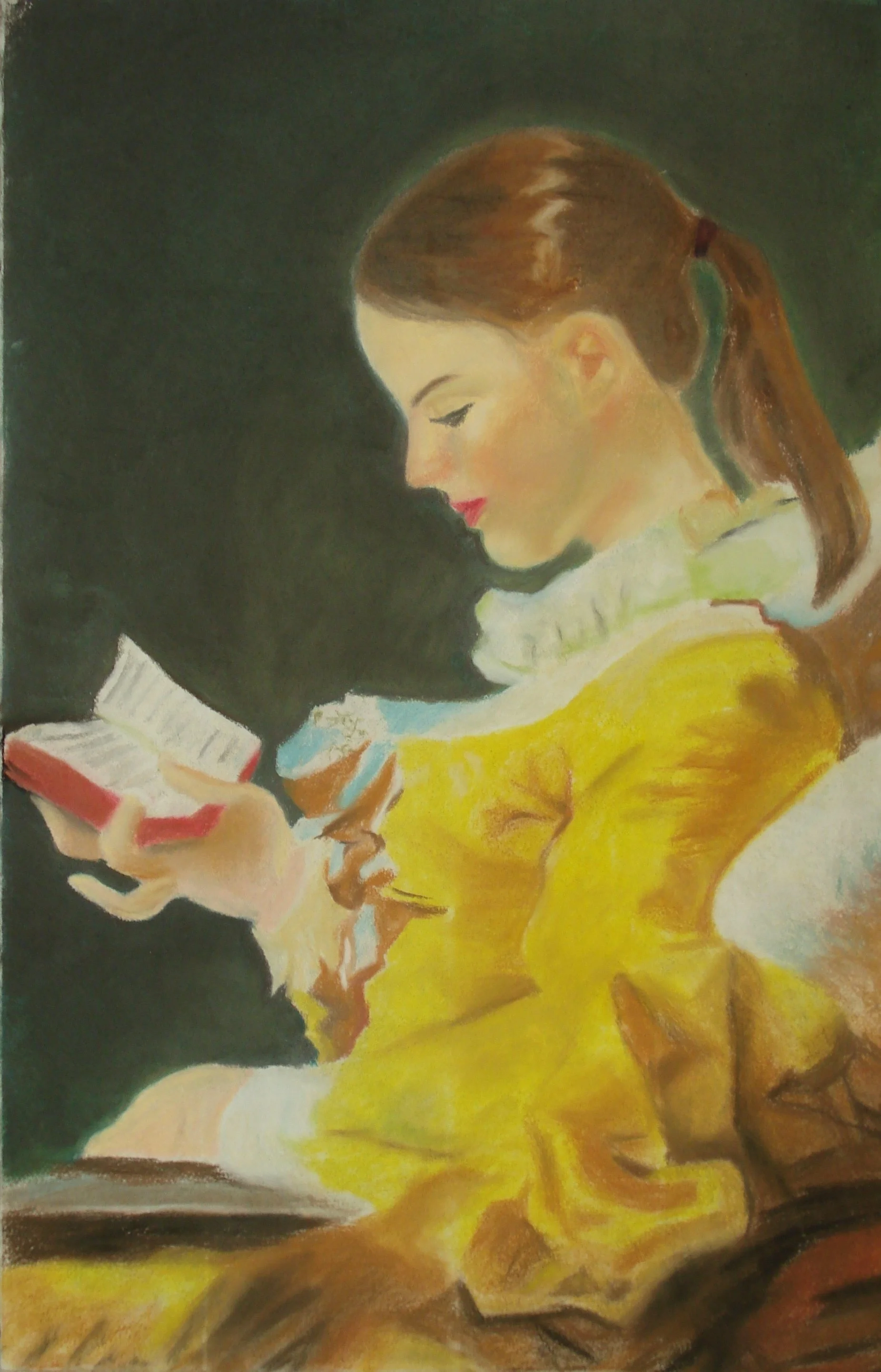 Brigitte in A Young Girl Reading.drawingII.06.JPG