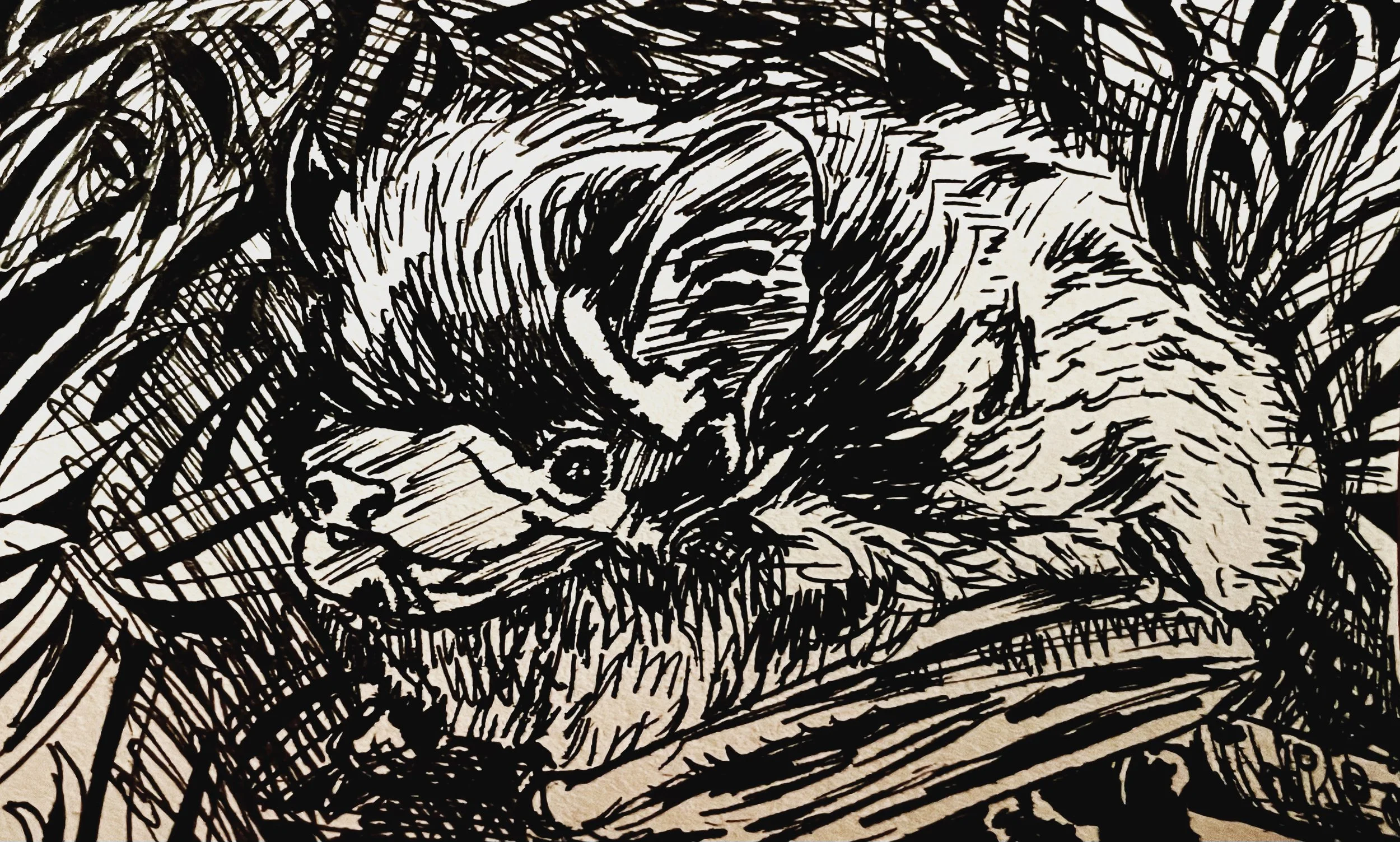 Inktober 2022, 3/31: "BAT"