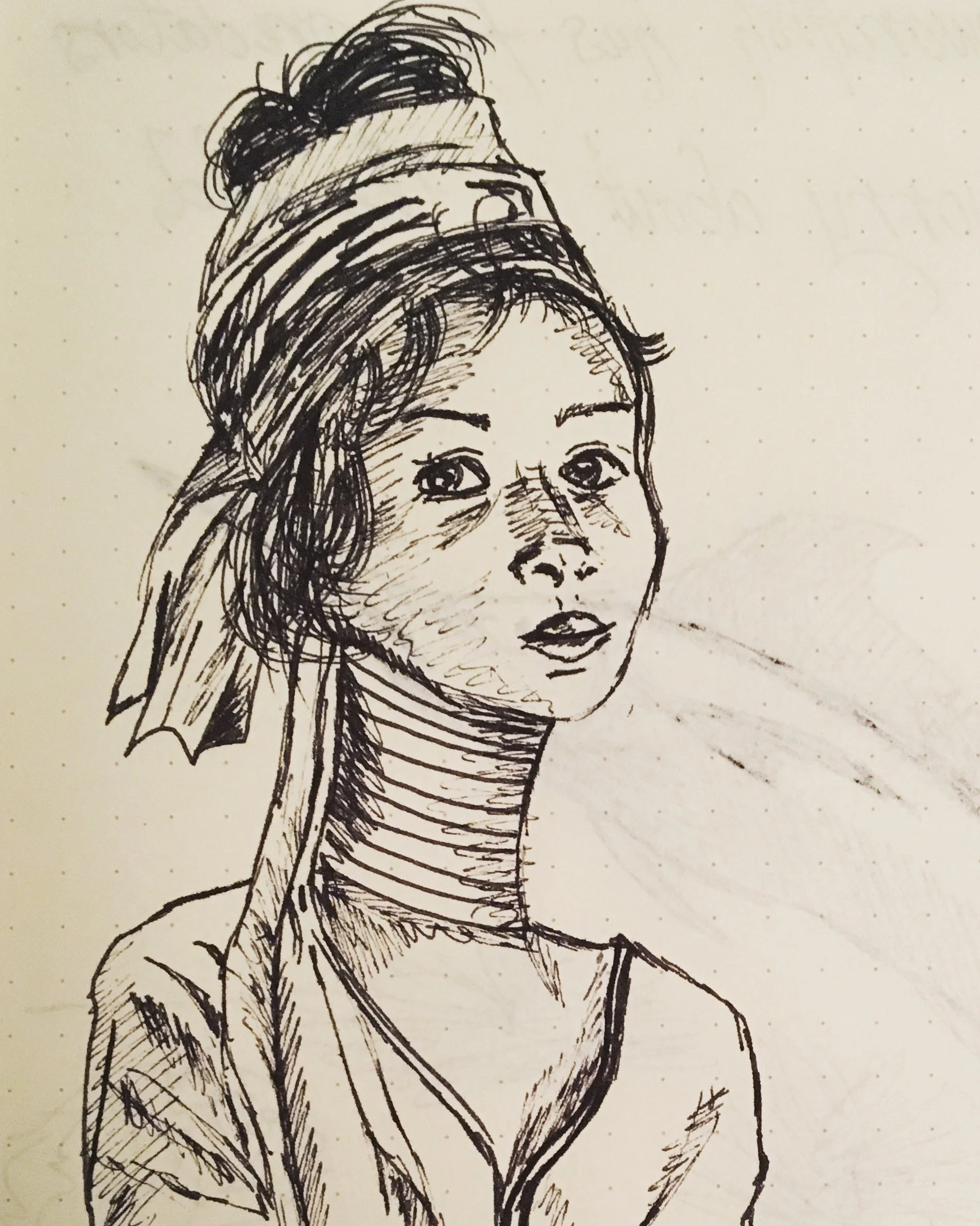 Inktober 2017, 5/31: "LONG"