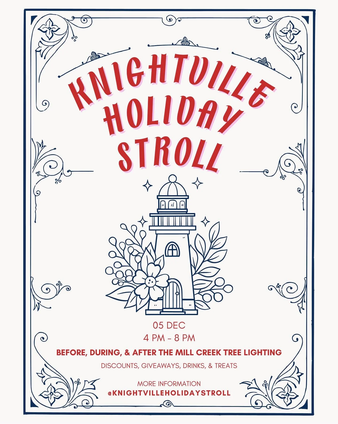 ✨The holidays are coming fast and if you&rsquo;re looking for a fun and festive evening come to Millcreek Park for the beautiful tree lighting and then stroll down Ocean St and check out all the cool businesses nestled here in Knightville. 🎄🎁More d