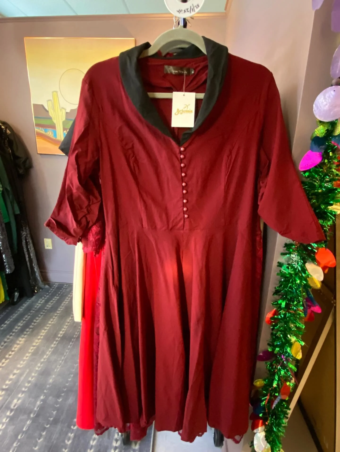 ✨DRESS UP!✨These are just a few of our faves for a festive party vibe! We&rsquo;ve got tons of cute dresses to try on so come see us!  We&rsquo;re open today 11-3✨✨
.
.
.
#artemisplussize #holidaydresses 
#plussize #plussizestyle #fallstyle#sizeinclu