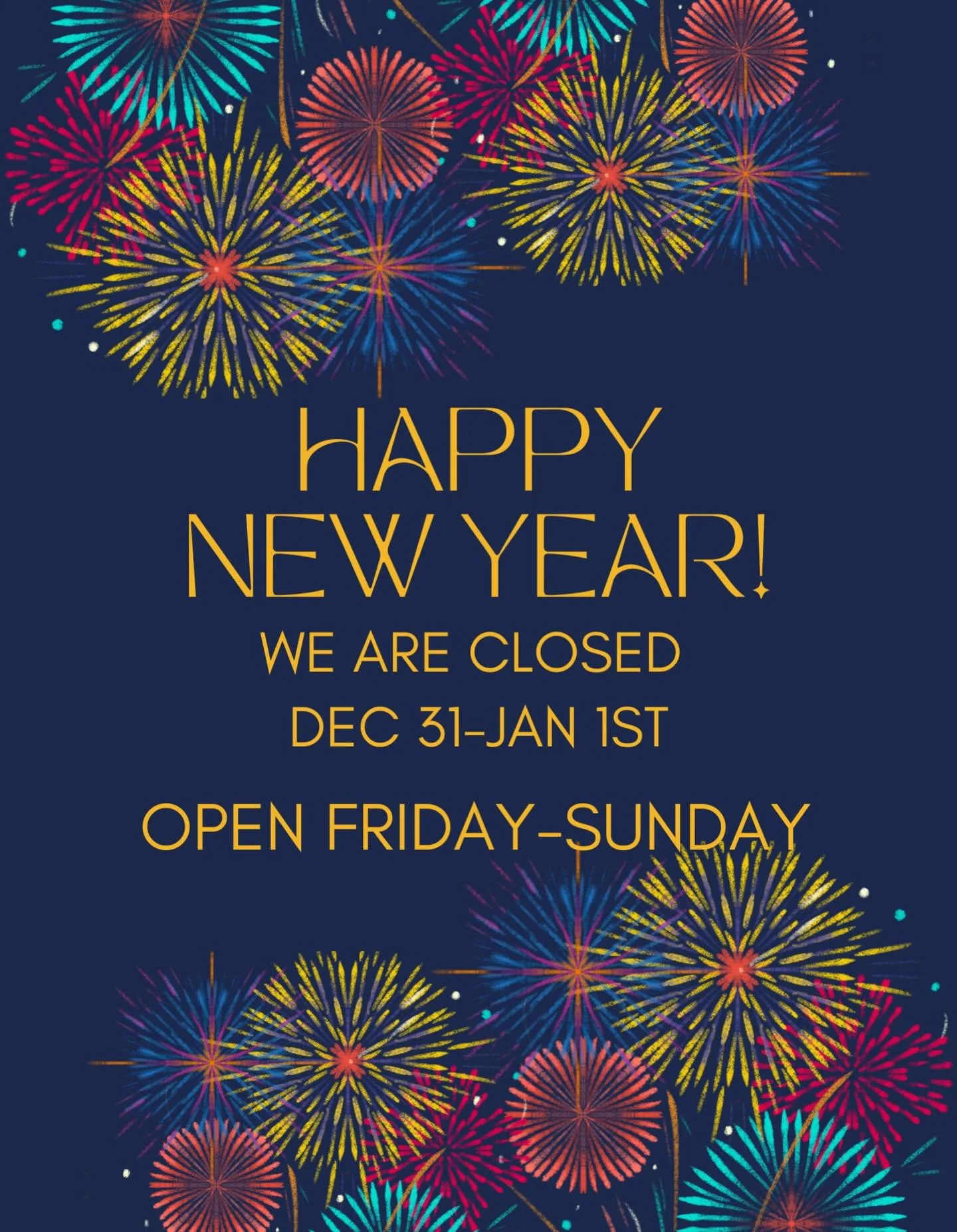 ✨✨Just a reminder that we are closed on New Years Day but OPEN our regular hours Friday-Sunday! 🎉We are also opening taking consignments so stop by with your clean, gently worn items! ✨✨Wishing you all a happy, peaceful New Year🫶
.
.
#artemisplussi
