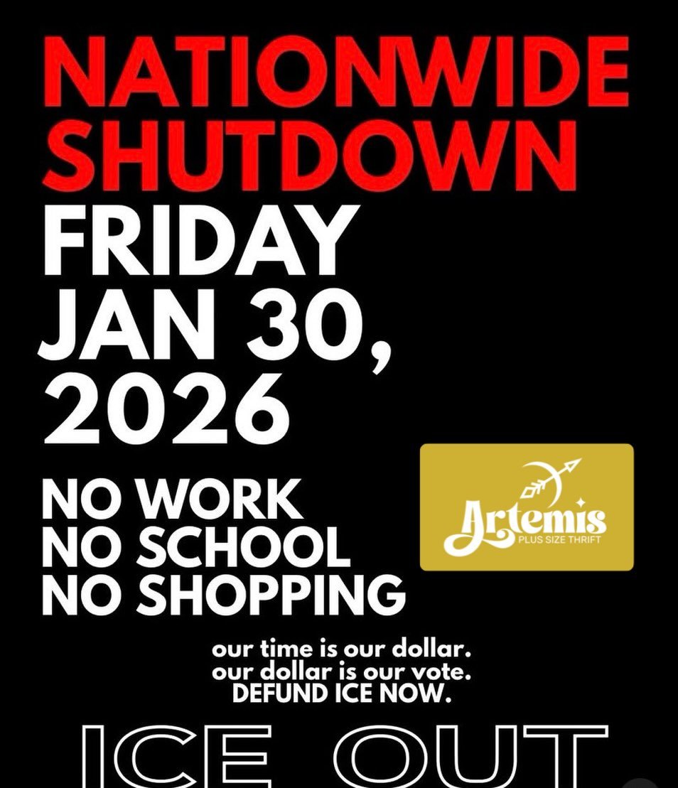 Humanity Over Harm. We will be closed this Friday 1/30 in solidarity with businesses and workers across the country. 
Strike💪🏻
Protest💪🏻 
Withhold your labor and buying power💪🏻 

Let our collective voice be heard loud and clear: F#%k Trump
📢DE