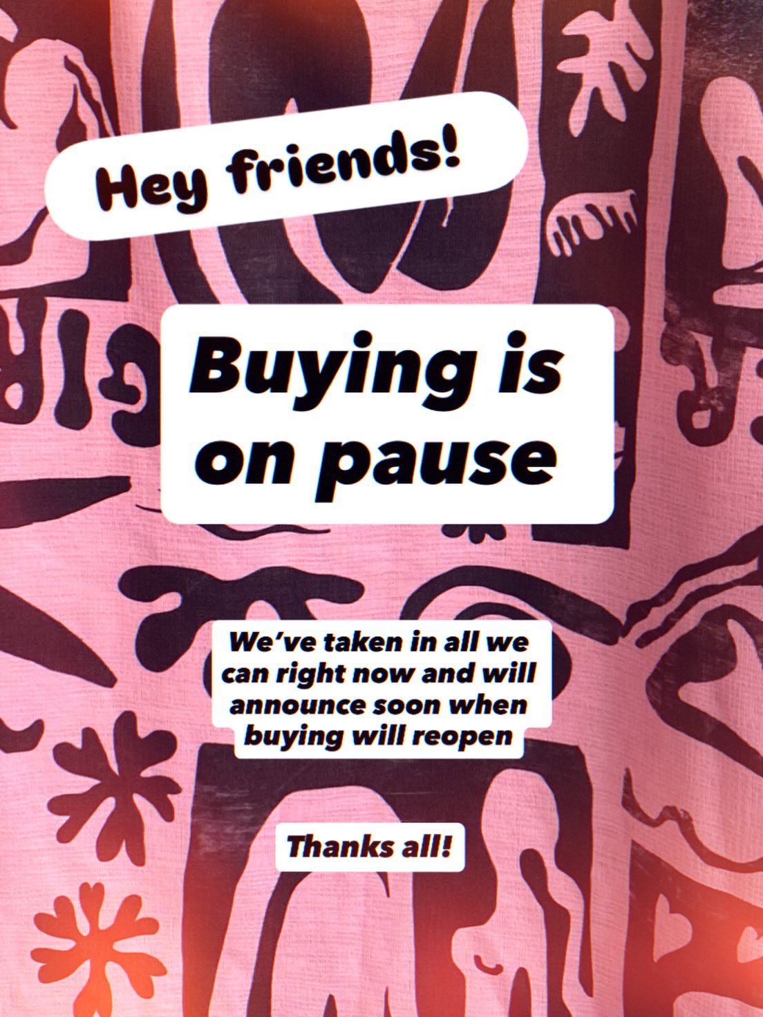 ✨Clothes have come in fast this week and we are now FULL! I need a little time to get caught up so no new clothes will be accepted for a bit.  Hold your bags, and watch for a reopen post soon🫶 Thank you for making our little shop the best place to f