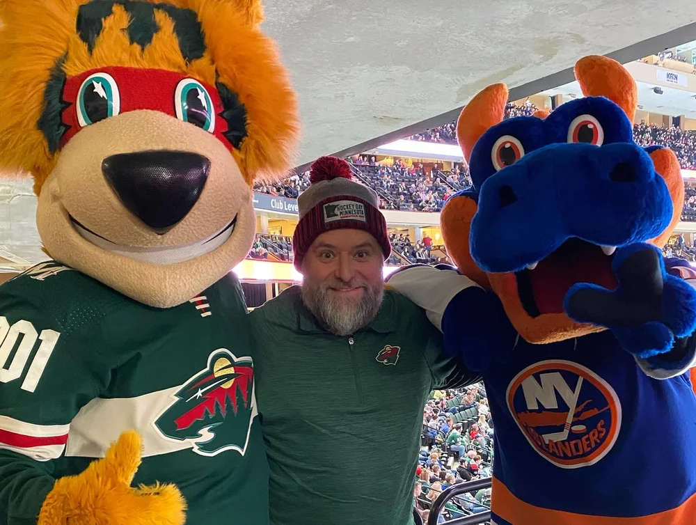 Paul with some of his friends