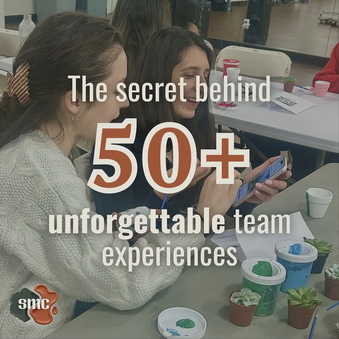 There is a reason we have hosted 50+ unforgettable team experiences.

The secret isn&rsquo;t just in the paint or the plants, it&rsquo;s in the space we create. In a world of high-pressure schedules, we specialize in real connection with zero pressur