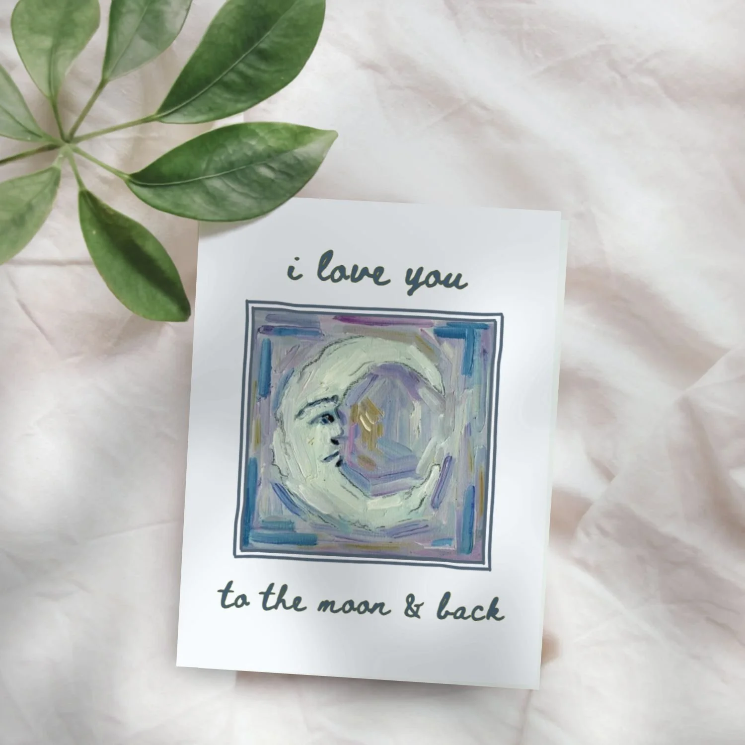 To The Moon & Back Greeting Card