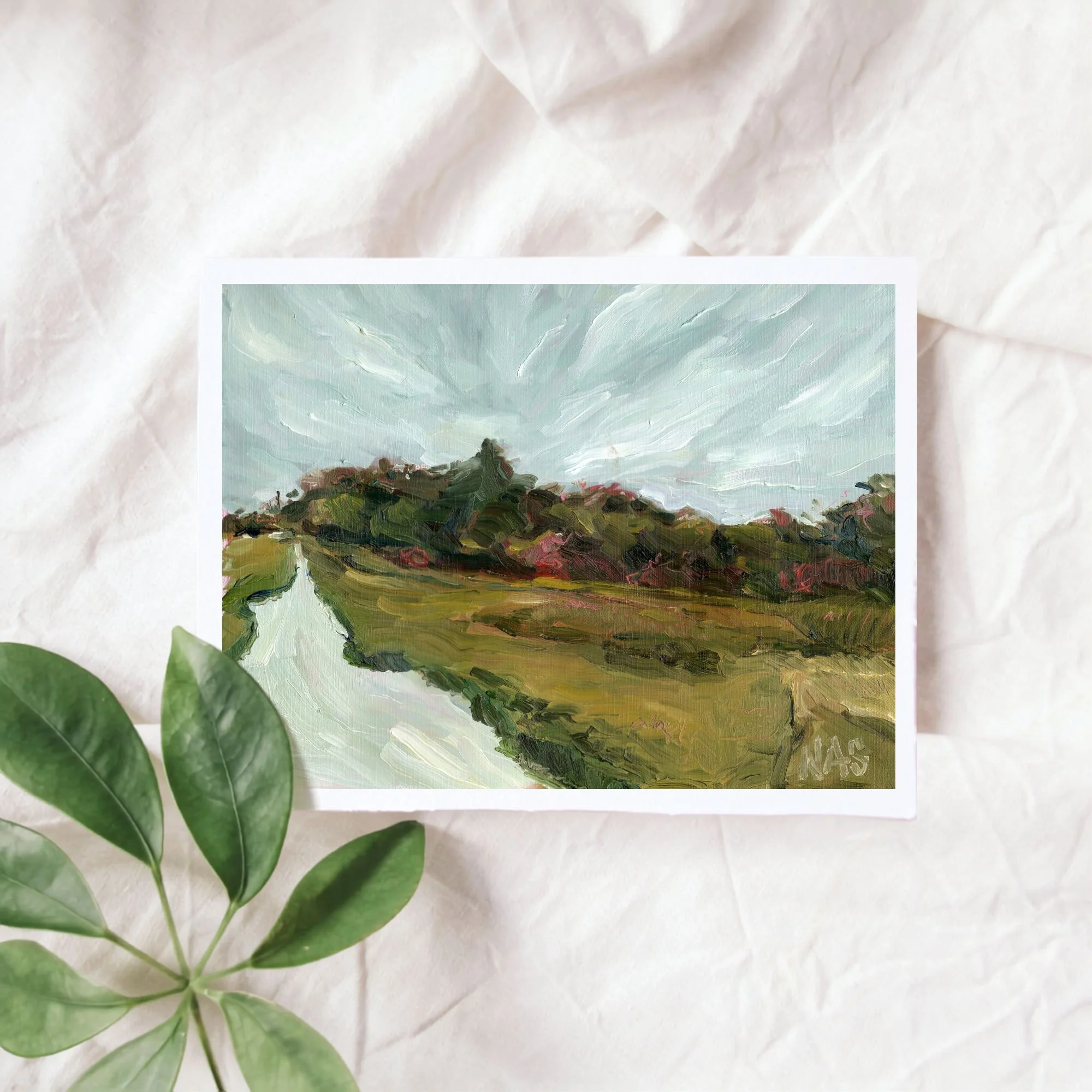 Autum in Maine Art Print
