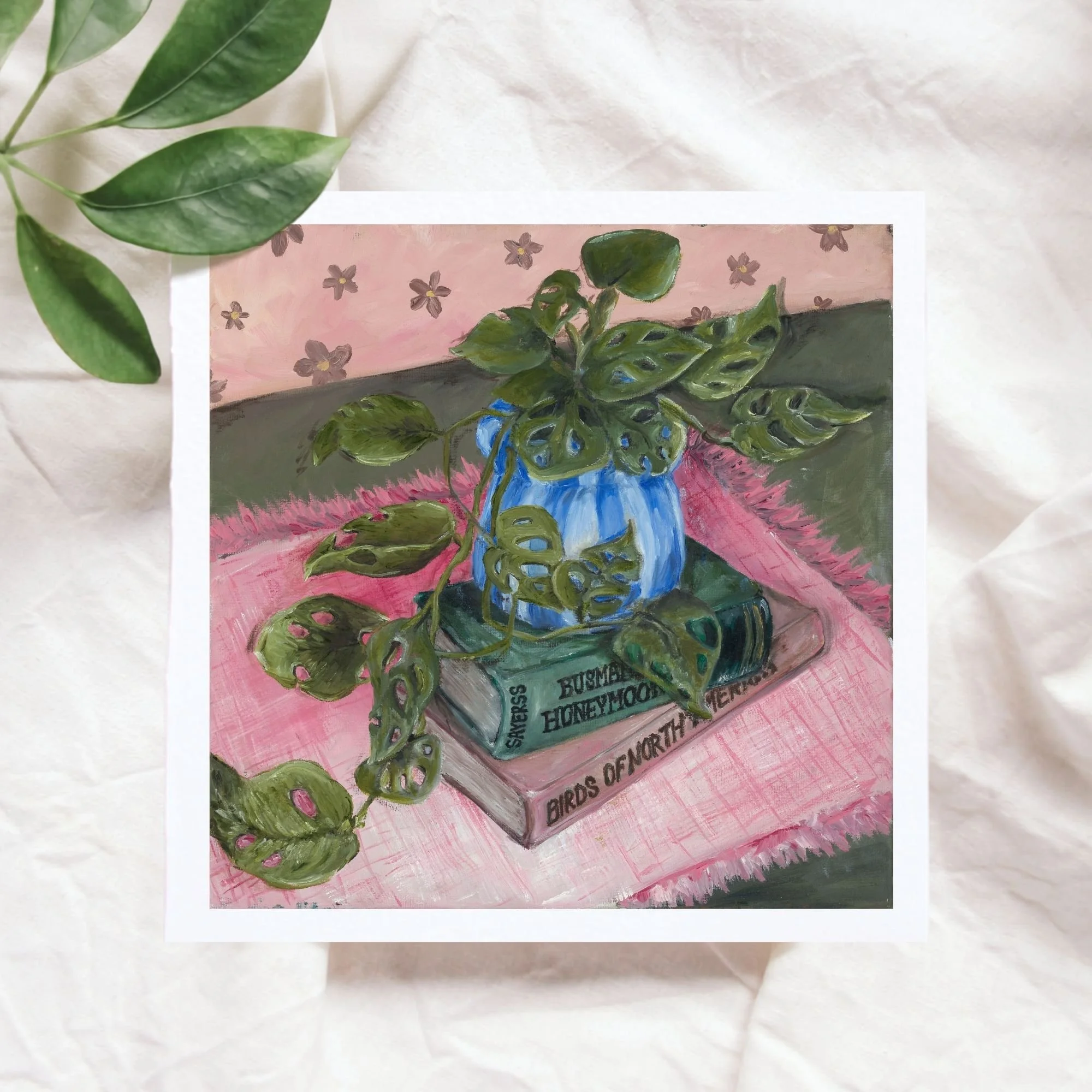 Swiss Cheese & Books Art Print
