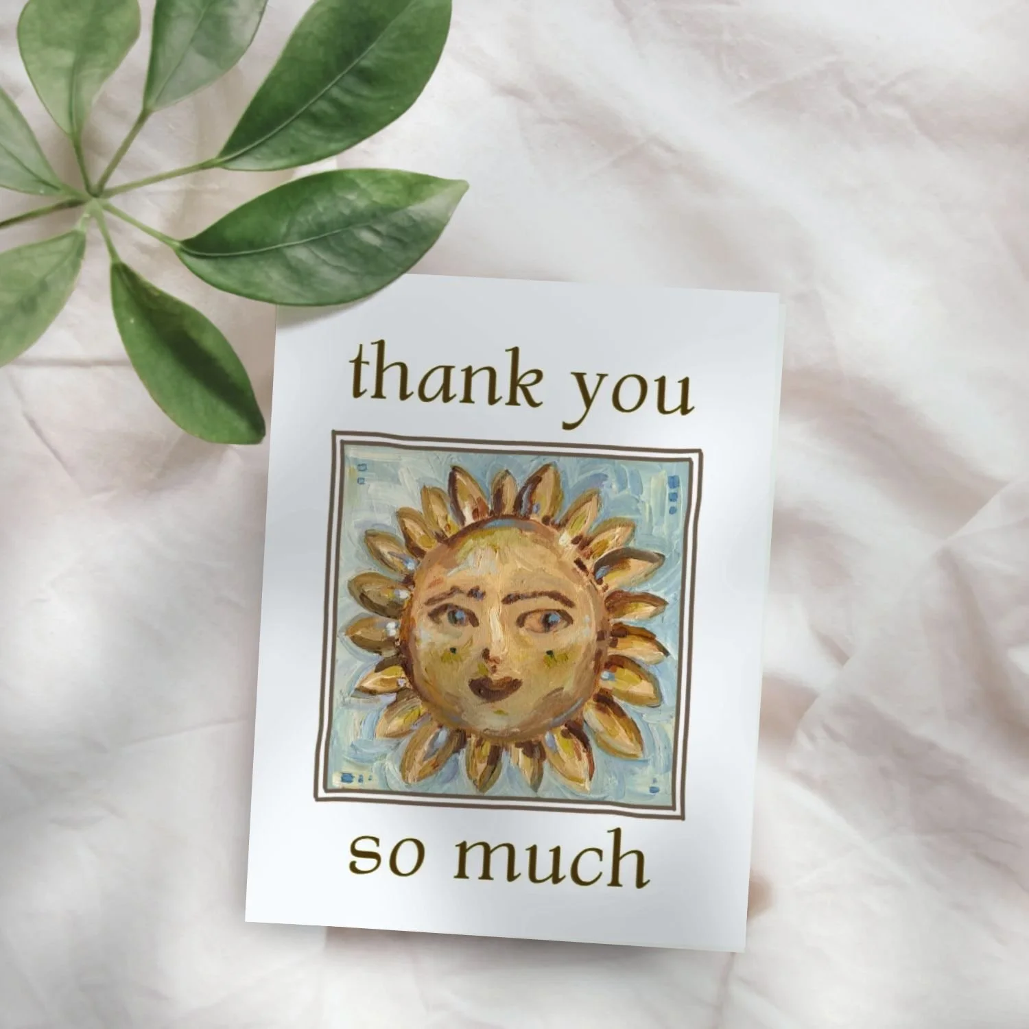 Sunny Thanks Greeting Card