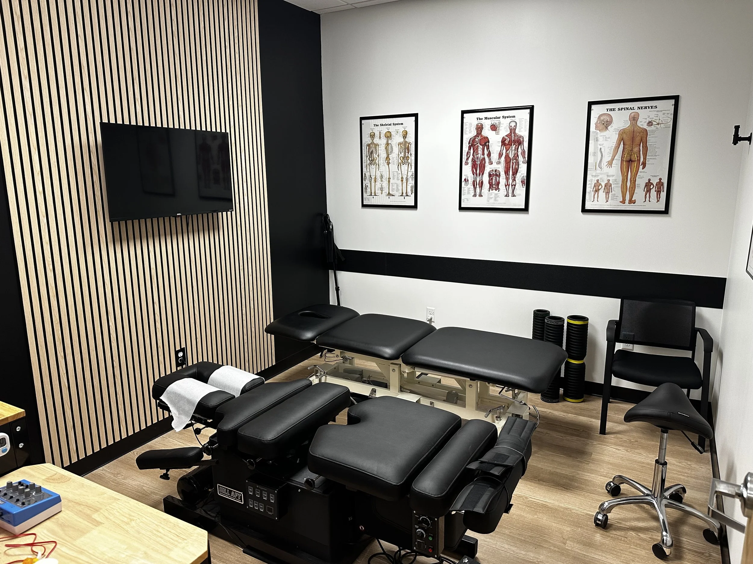 Chiropractic Treatment Room at Atlas Performance Center