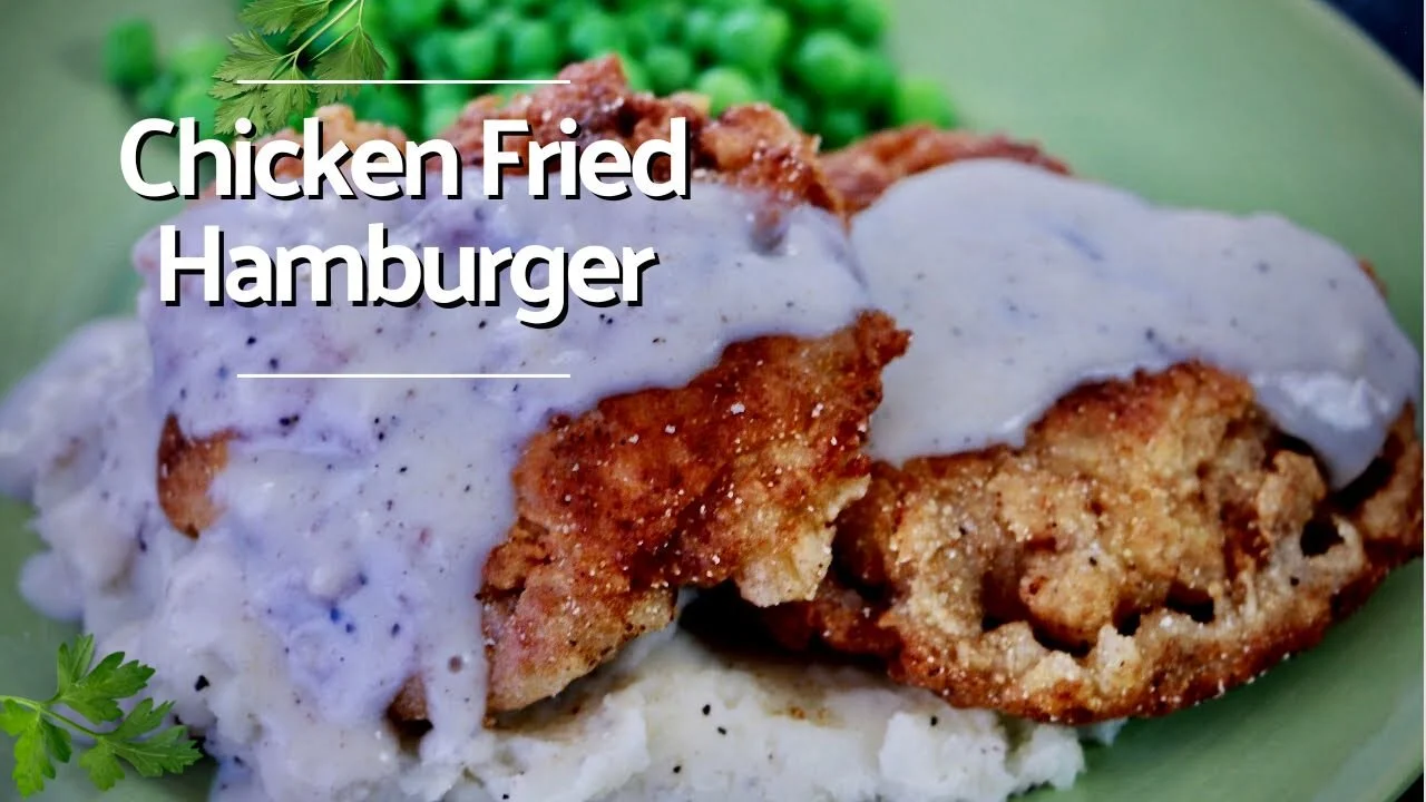Chicken Fried Hamburger with White Gravy