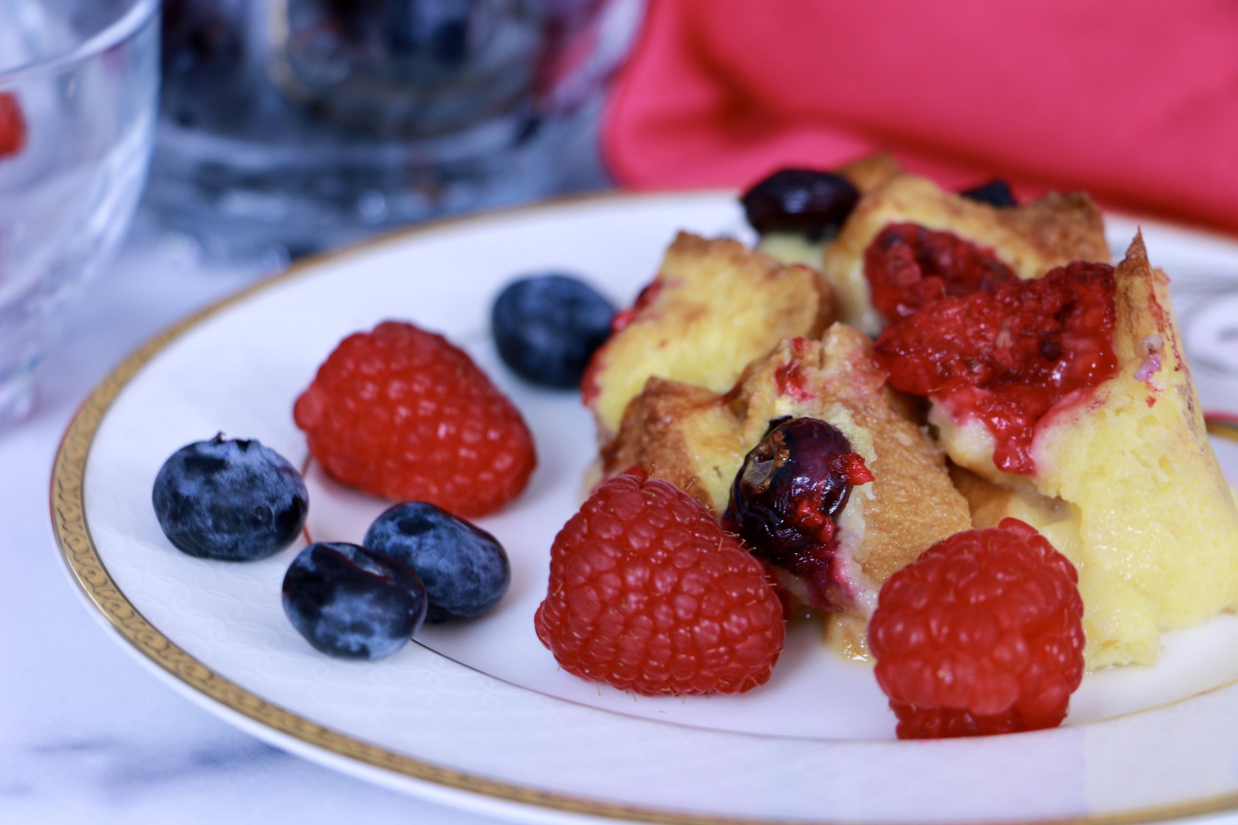 Very Berry Bread Pudding