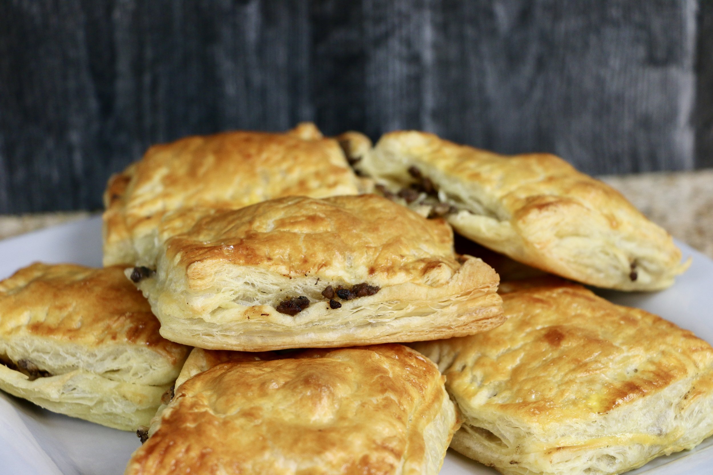 Ground Beef & Mushroom Puff Pastries