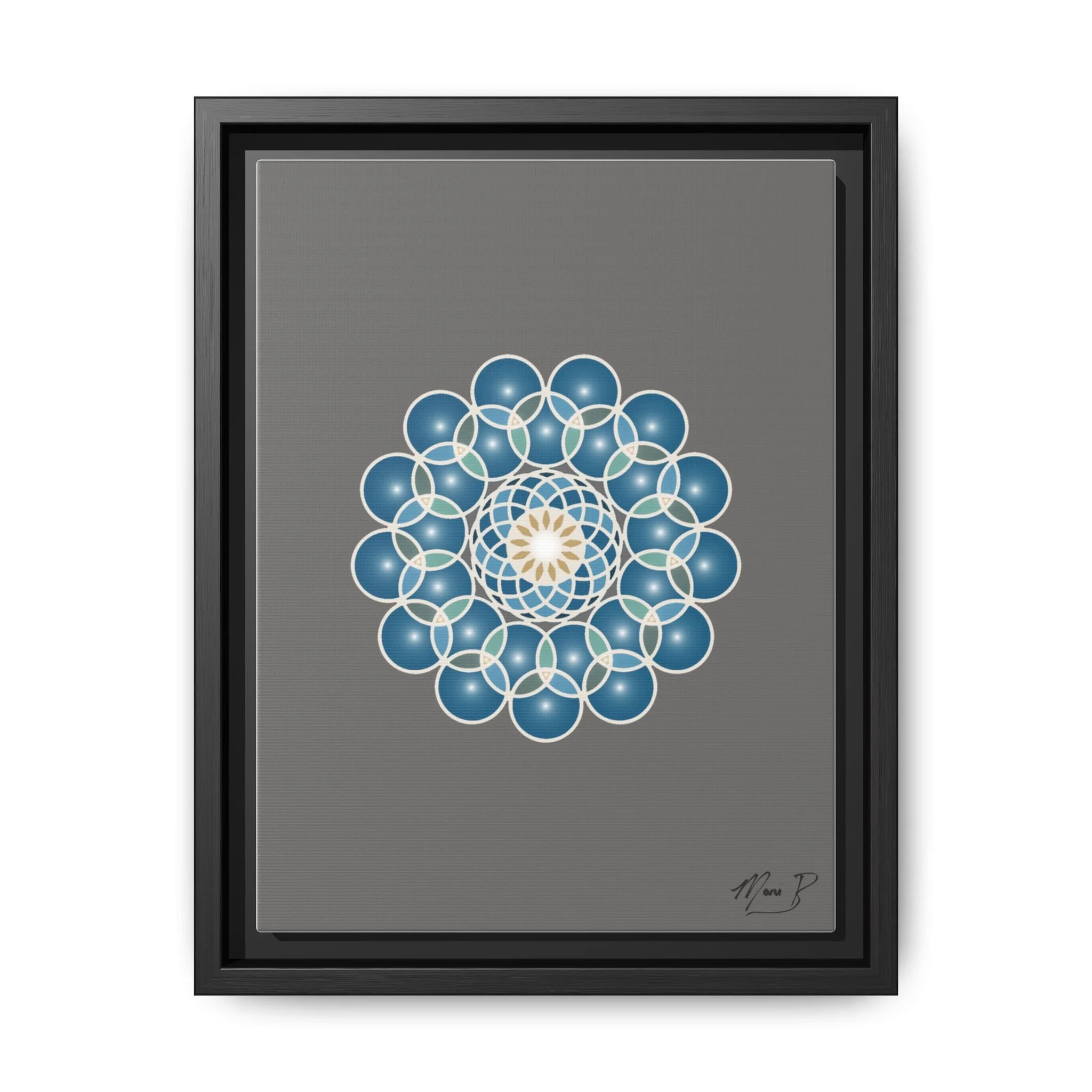 Ripple — framed canvas art