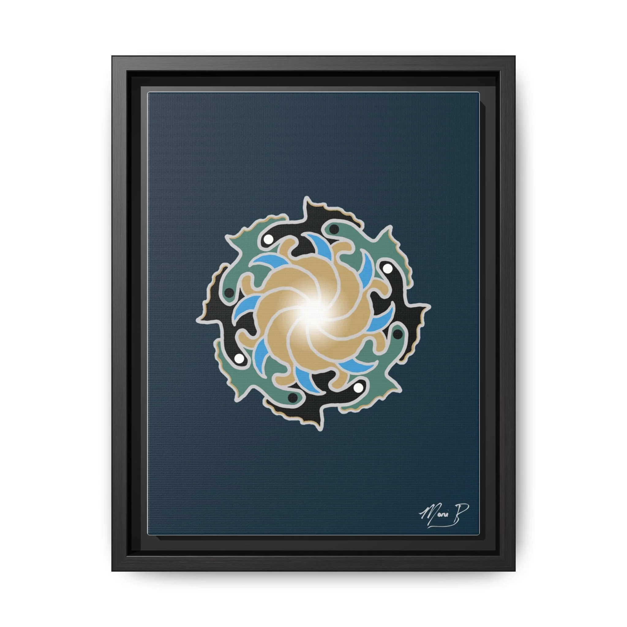 Current — framed canvas art
