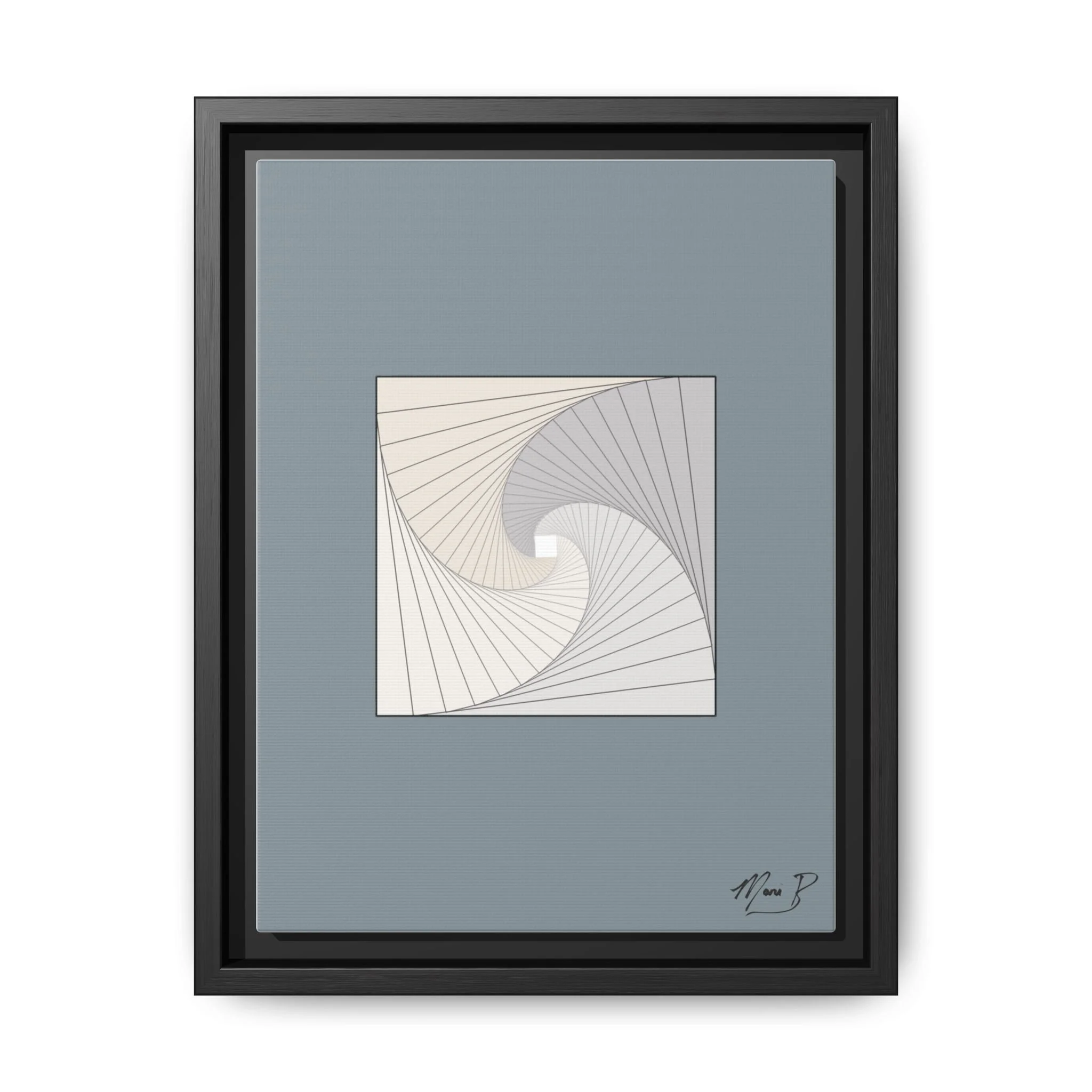 Tide — framed canvas art