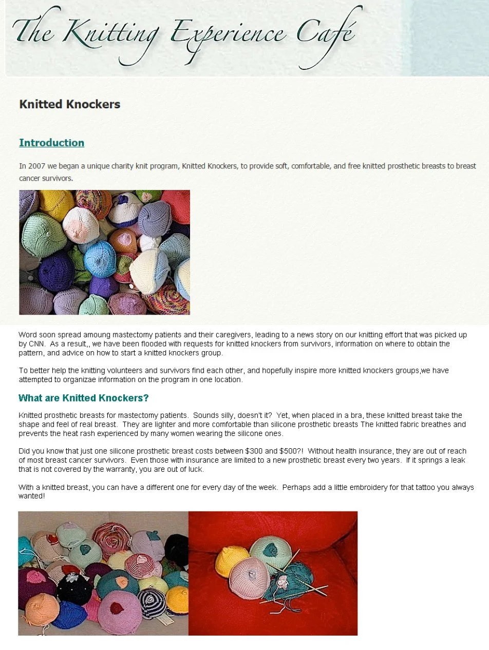 About Knitted Knockers USA