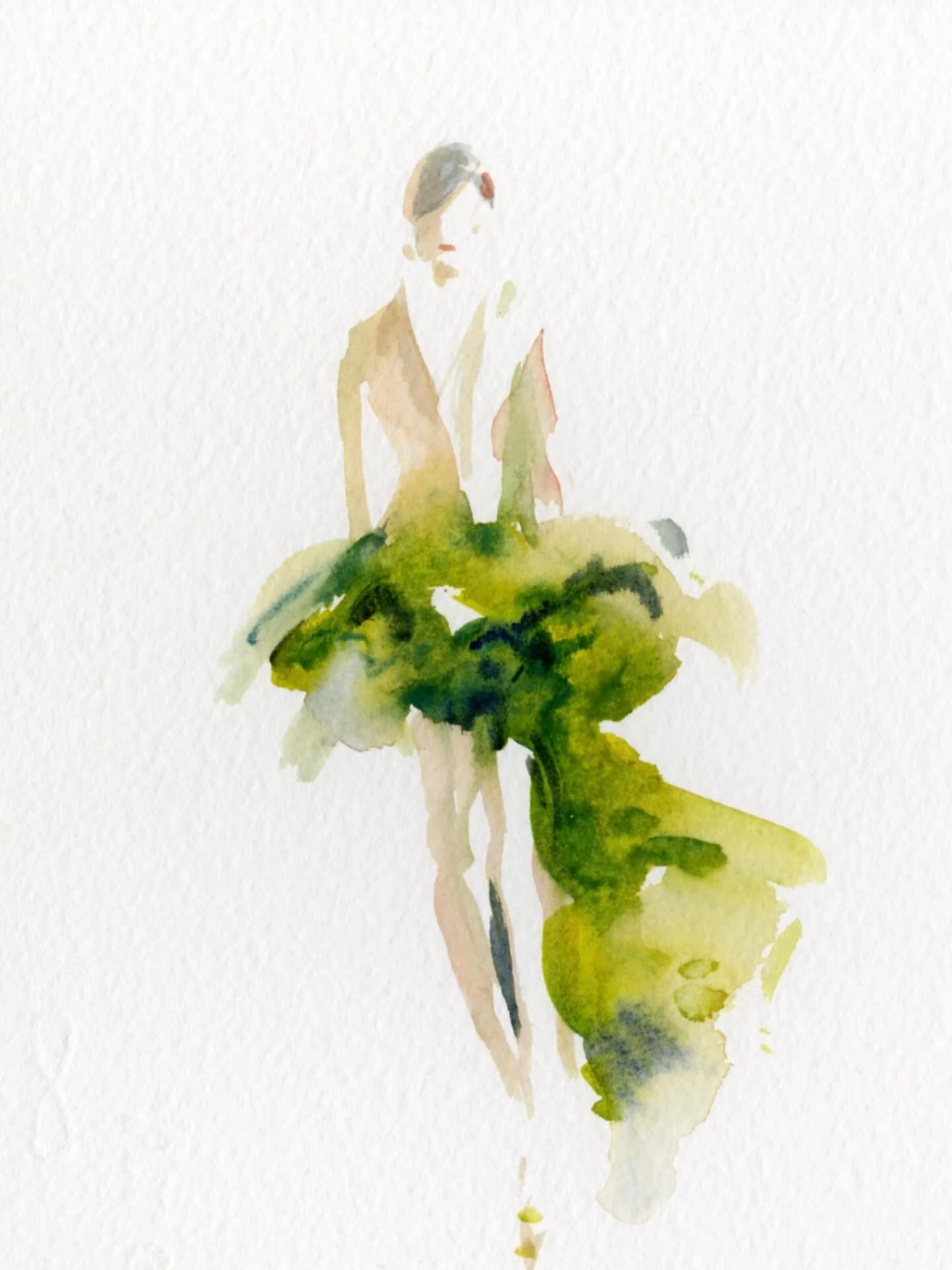 Can&rsquo;t get enough of @dior @jonathan.anderson is knocking it out of the park. #watercolor #fashion #dior #runway