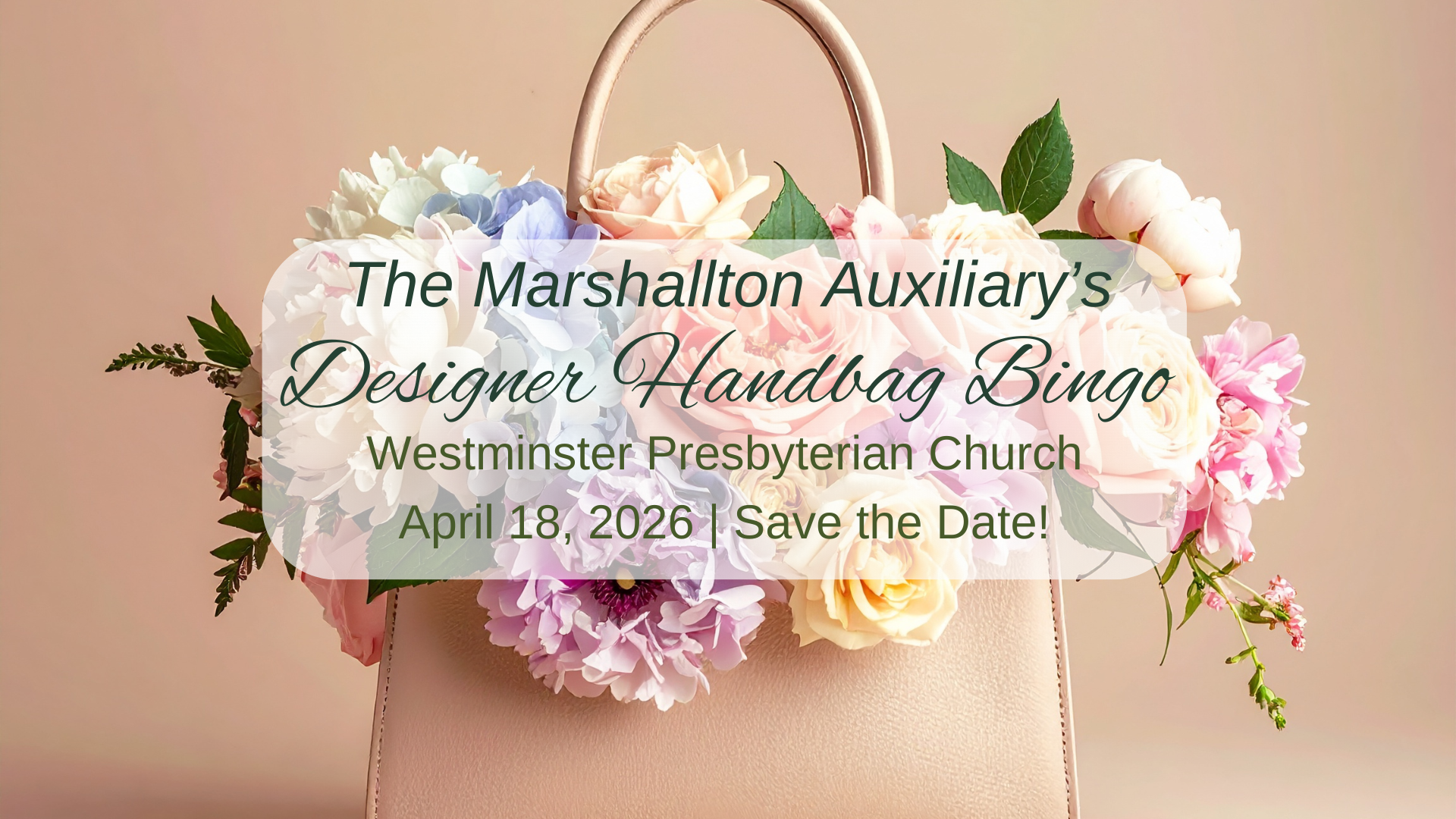 Handbag filled with Flowers