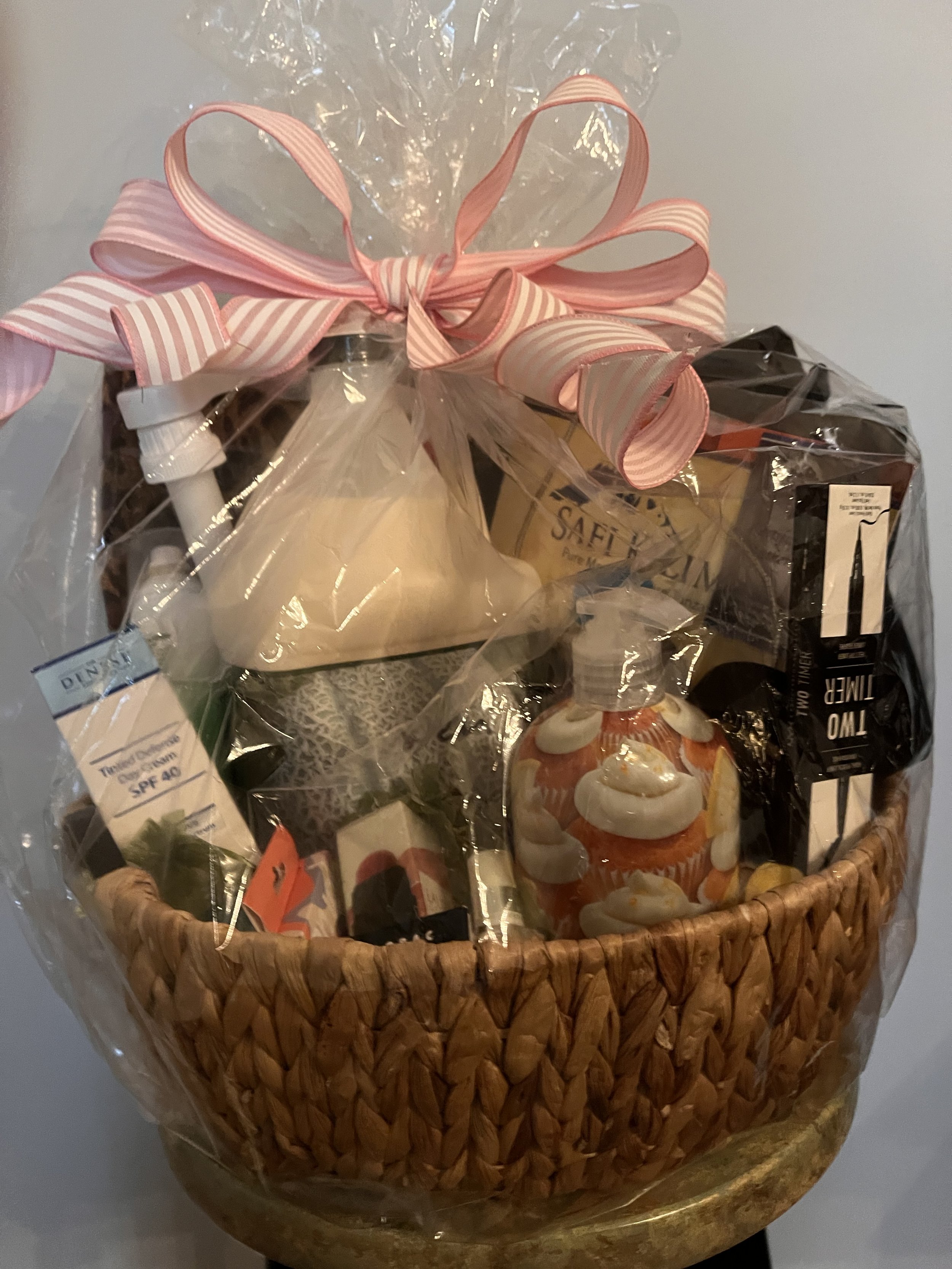 Basket of Beauty items