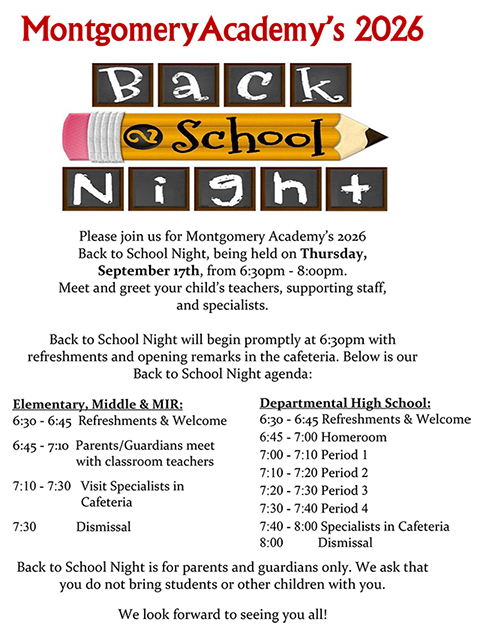 Bsck to School Flyer