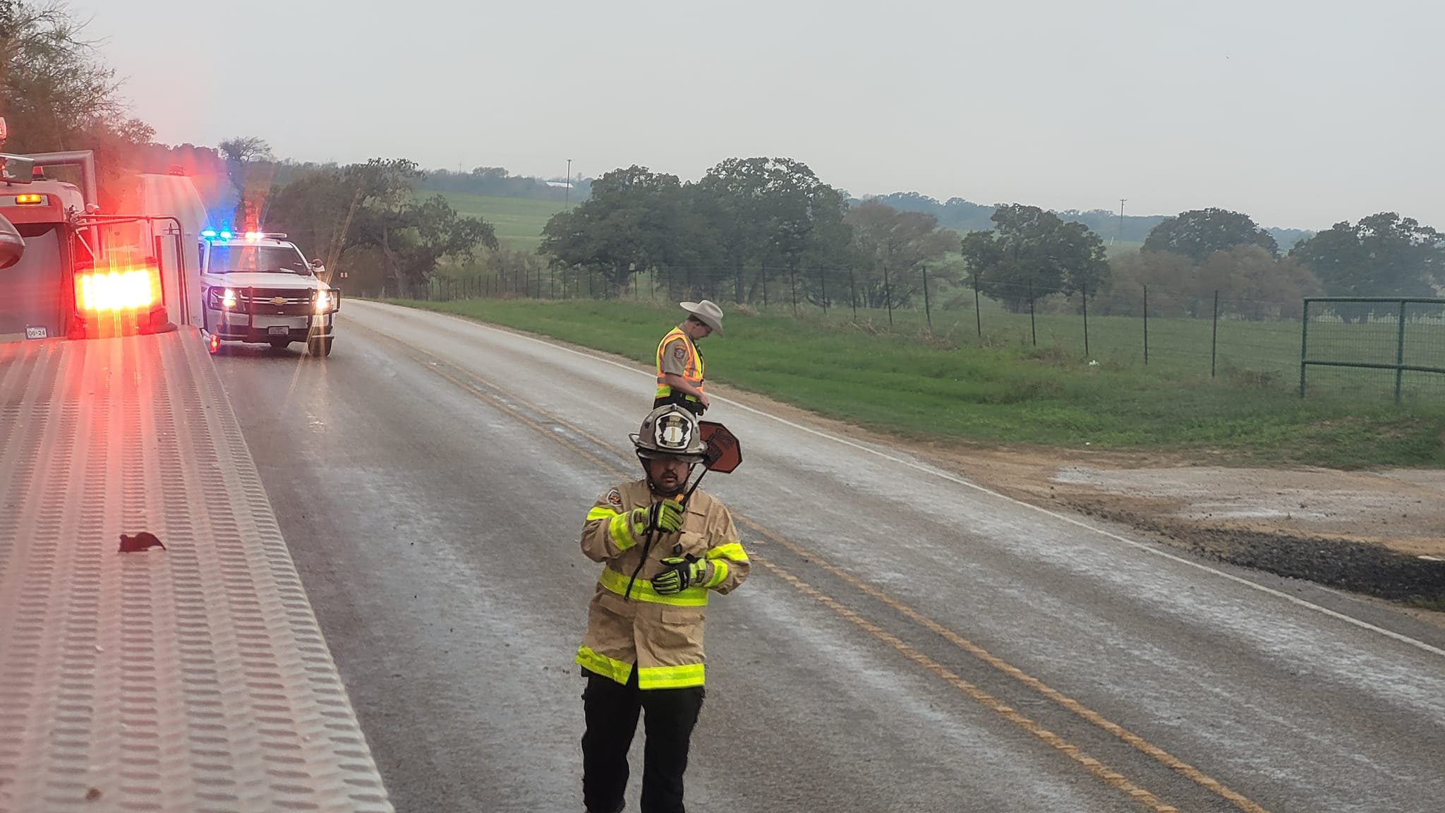 Carlos Chapa acting was captured in the moment while he was performing incident command duties on scene of a structure fire.