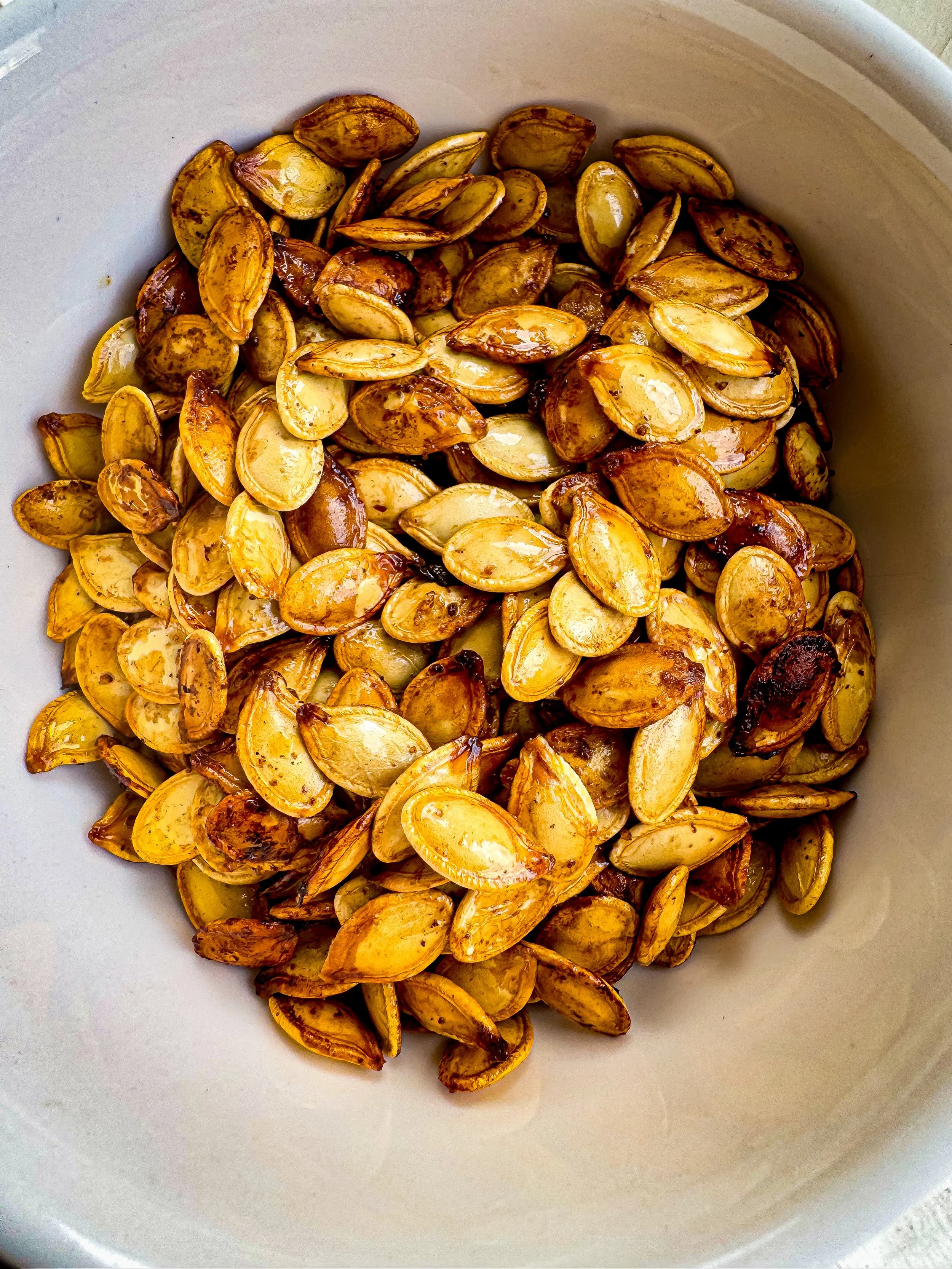 The BEST Roasted Pumpkin Seeds