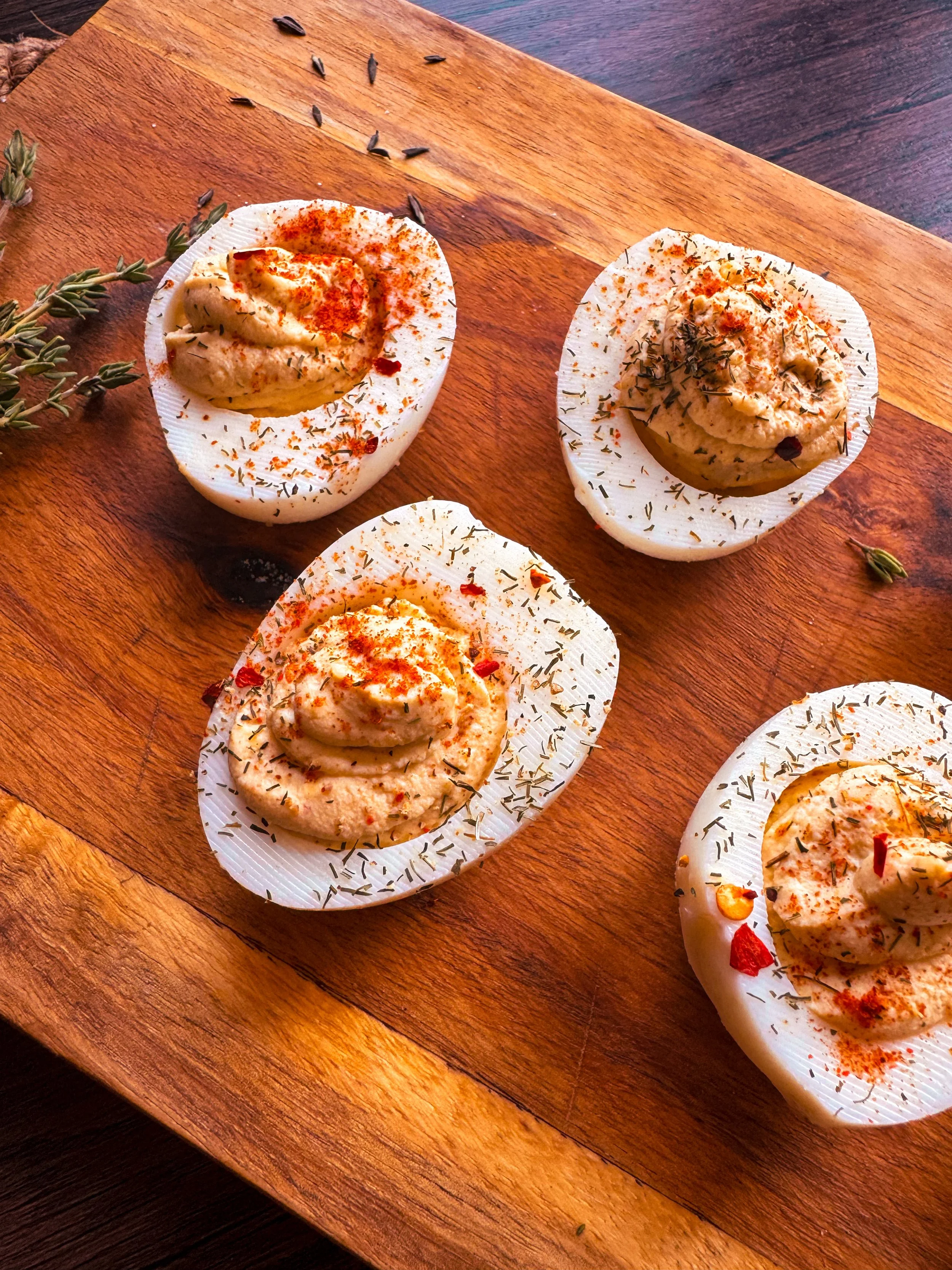 Pickle Deviled Eggs
