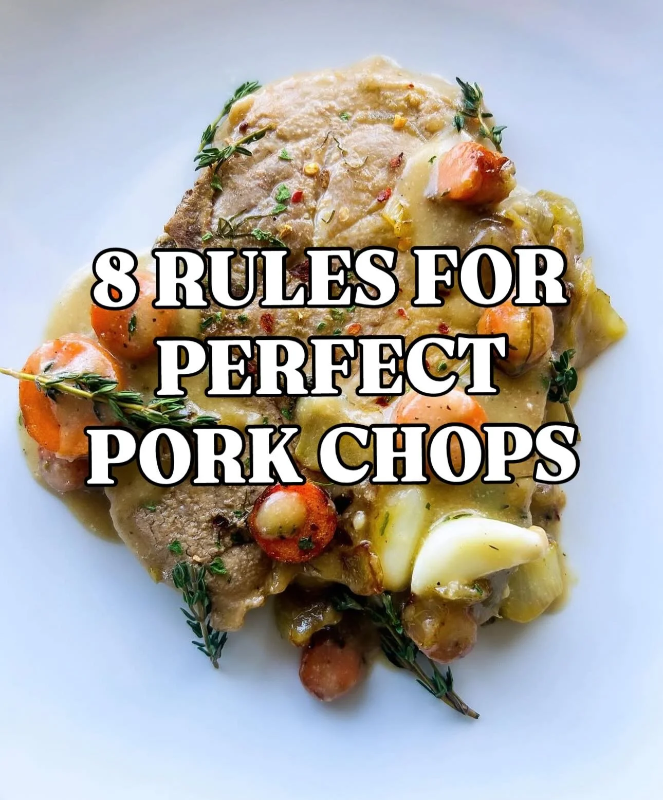 If you&rsquo;re still chewing your pork chop 10 seconds later, you did it wrong.

Here&rsquo;s how I make them juicy &amp; tender:

✔️ Go bone-in for flavor
✔️ Pull at 140&ndash;145&deg;F, then rest
✔️ Let them sit out a bit before cooking
✔️ Pat dry