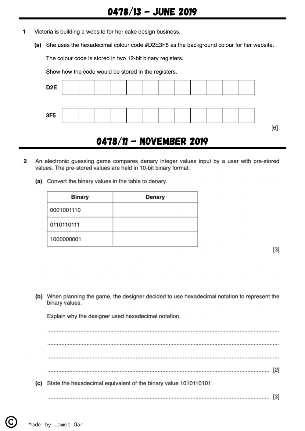 IGCSE Computer Science 0478 Teaching Slides (2024 - 2026) — James Gan
