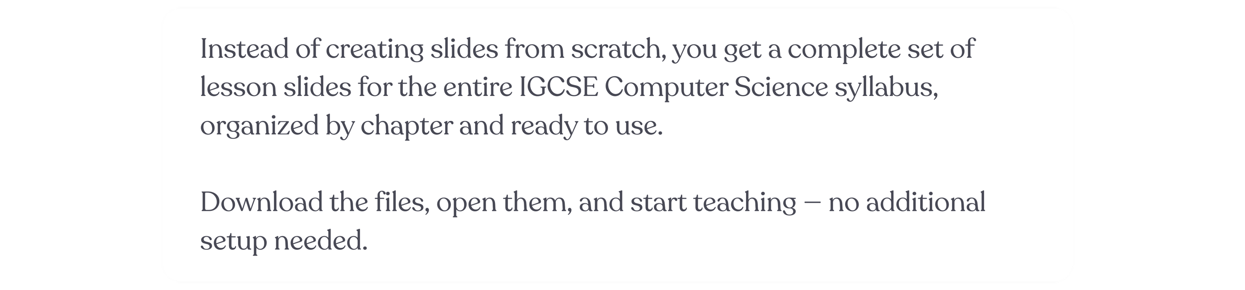 IGCSE Computer Science 0478 Teaching Slides (2026 - 2028) — James Gan