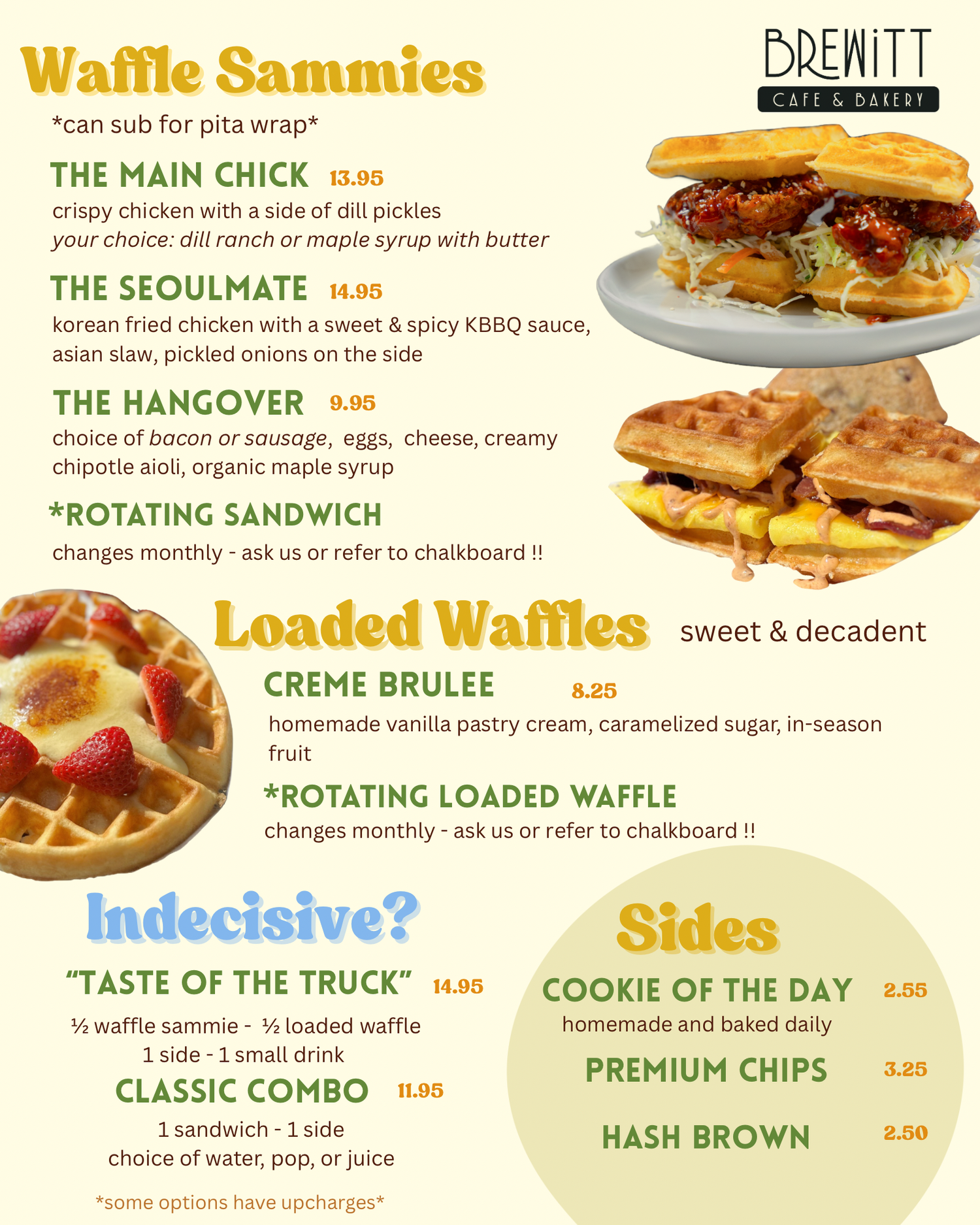 Menu — Brewitt Cafe & Bakery