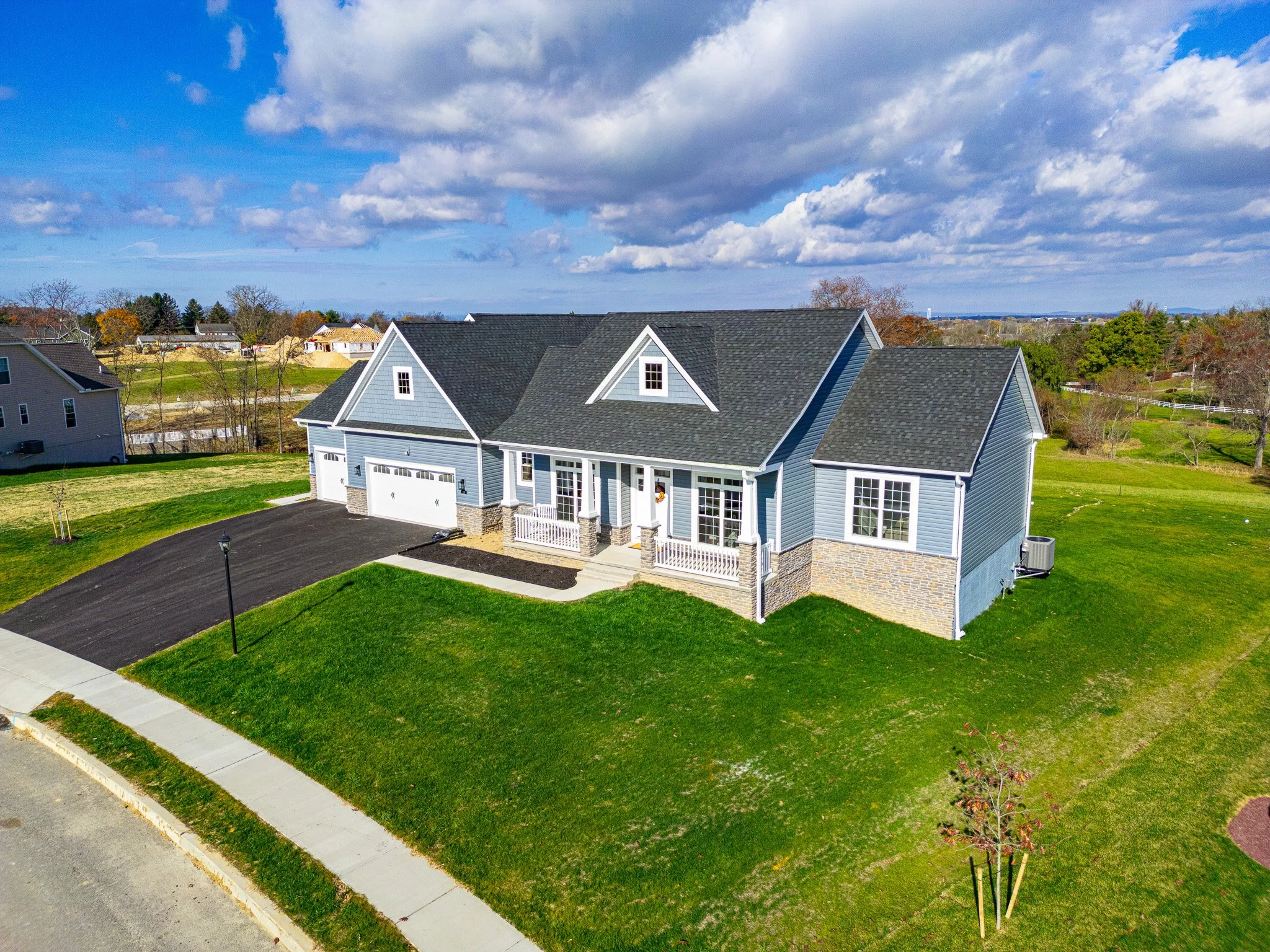 Drone photo of home in Hanover, PA.