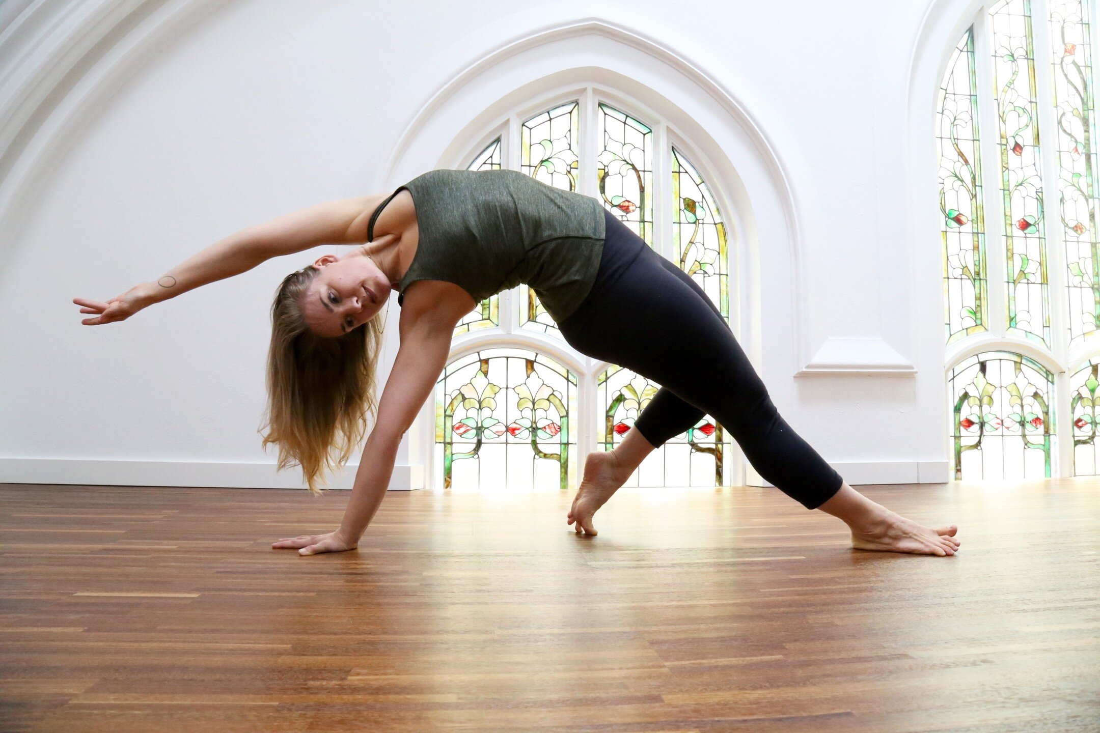 This week has been dedicated to embracing the beauty of lengthening the side body in my practice. 

Ashtanga yoga offers limited poses for this purpose, so I make sure to incorporate postures like wild thing to awaken and elongate in all directions. 