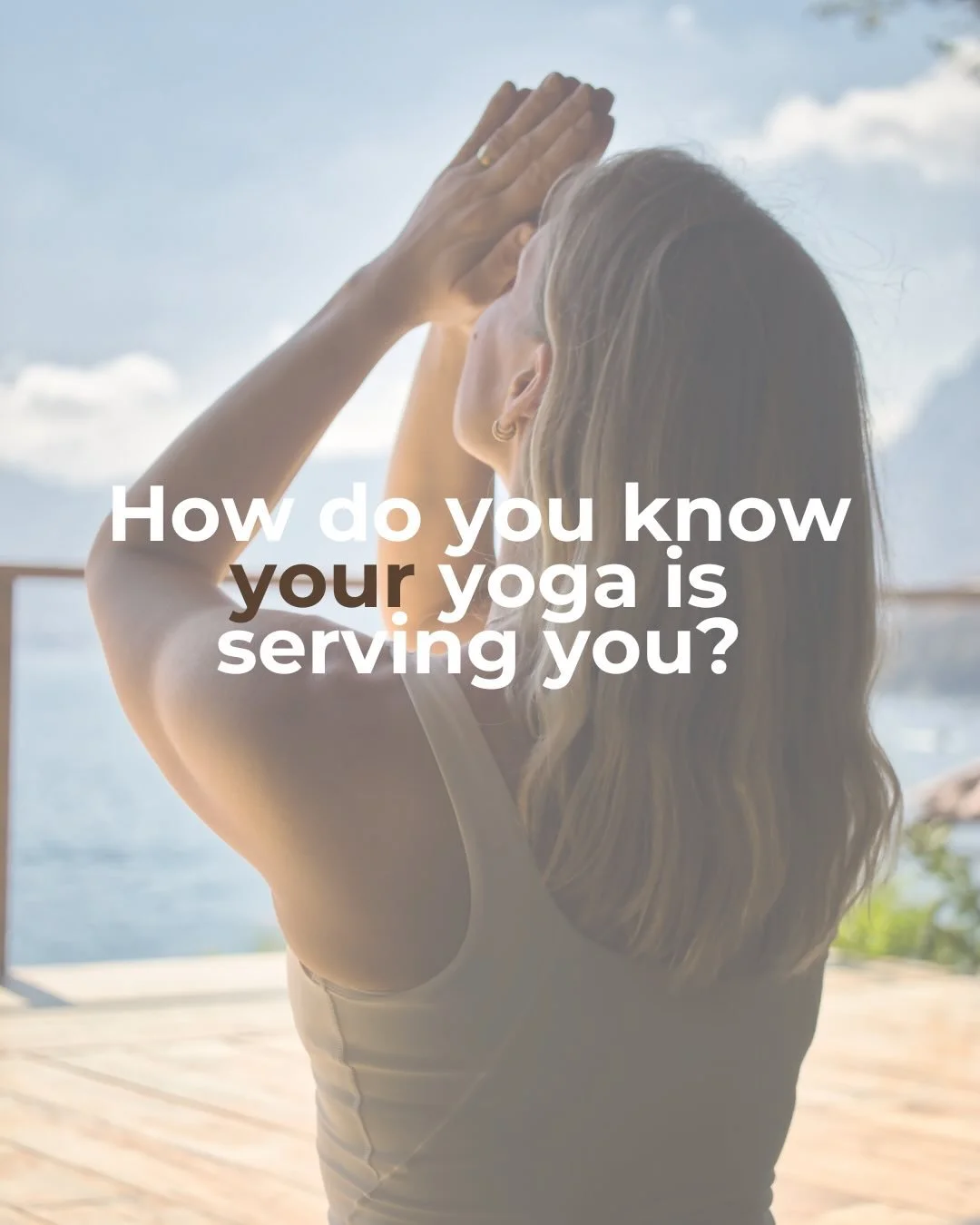 It&rsquo;s possible the practice you&rsquo;re doing doesn&rsquo;t fit your needs today. My practice has changed because my life changed.

Someone asked me recently what style of yoga I teach&mdash;something they could easily visualize, like Vinyasa o