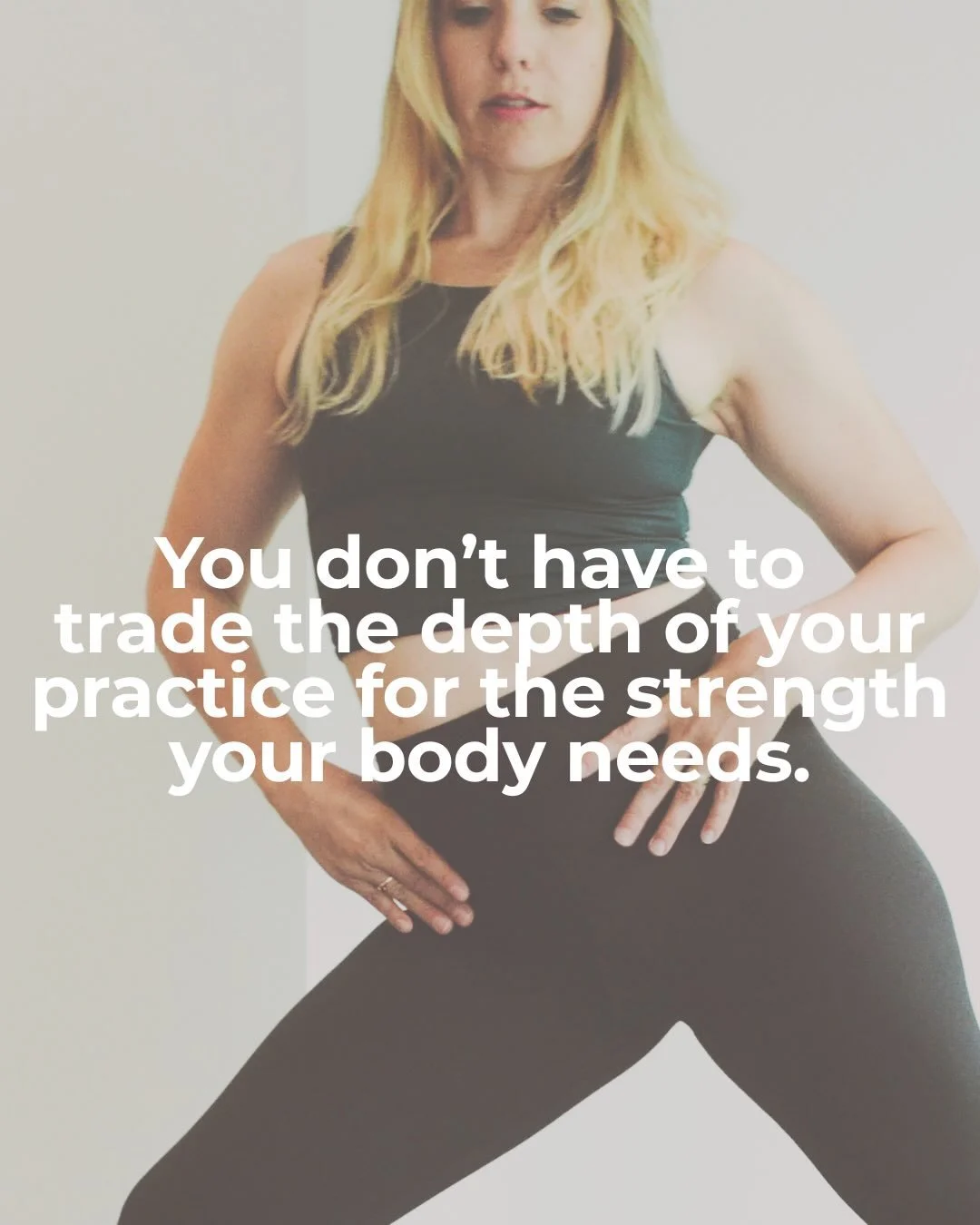 You don&rsquo;t have to trade the depth of your practice for the strength your body needs.

For many of us, the way we used to move is no longer leaving us feeling supported, stable, or strong. Maybe your joints are more sensitive, or the repetitive 