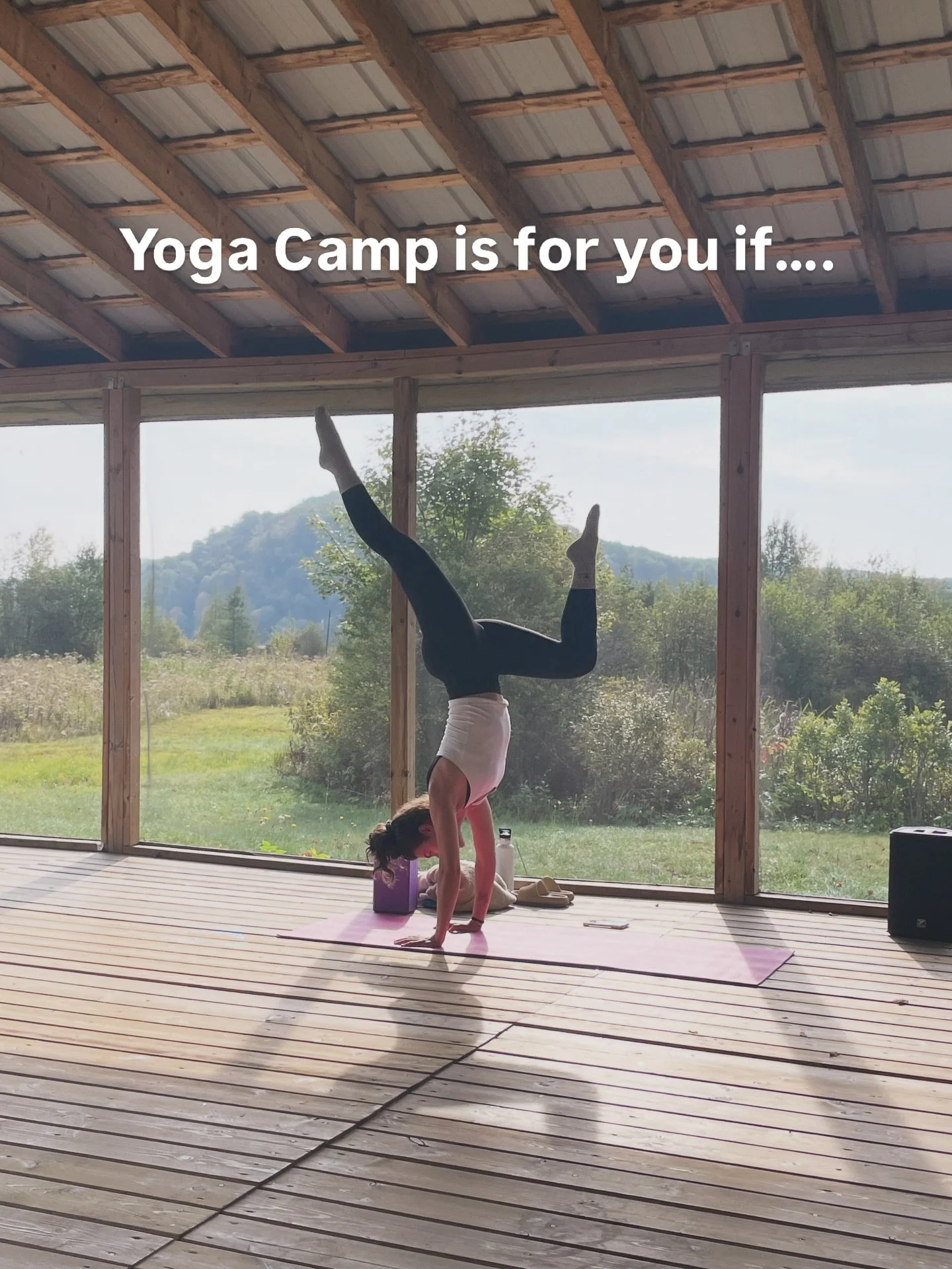 Yoga Camp is for the adventurous soul. If you want a community that loves to move, eat, and support each other in the wild &mdash; we&rsquo;ve saved a spot by the fire for you for this year&rsquo;s Summer Solstice. Link in bio for more details.