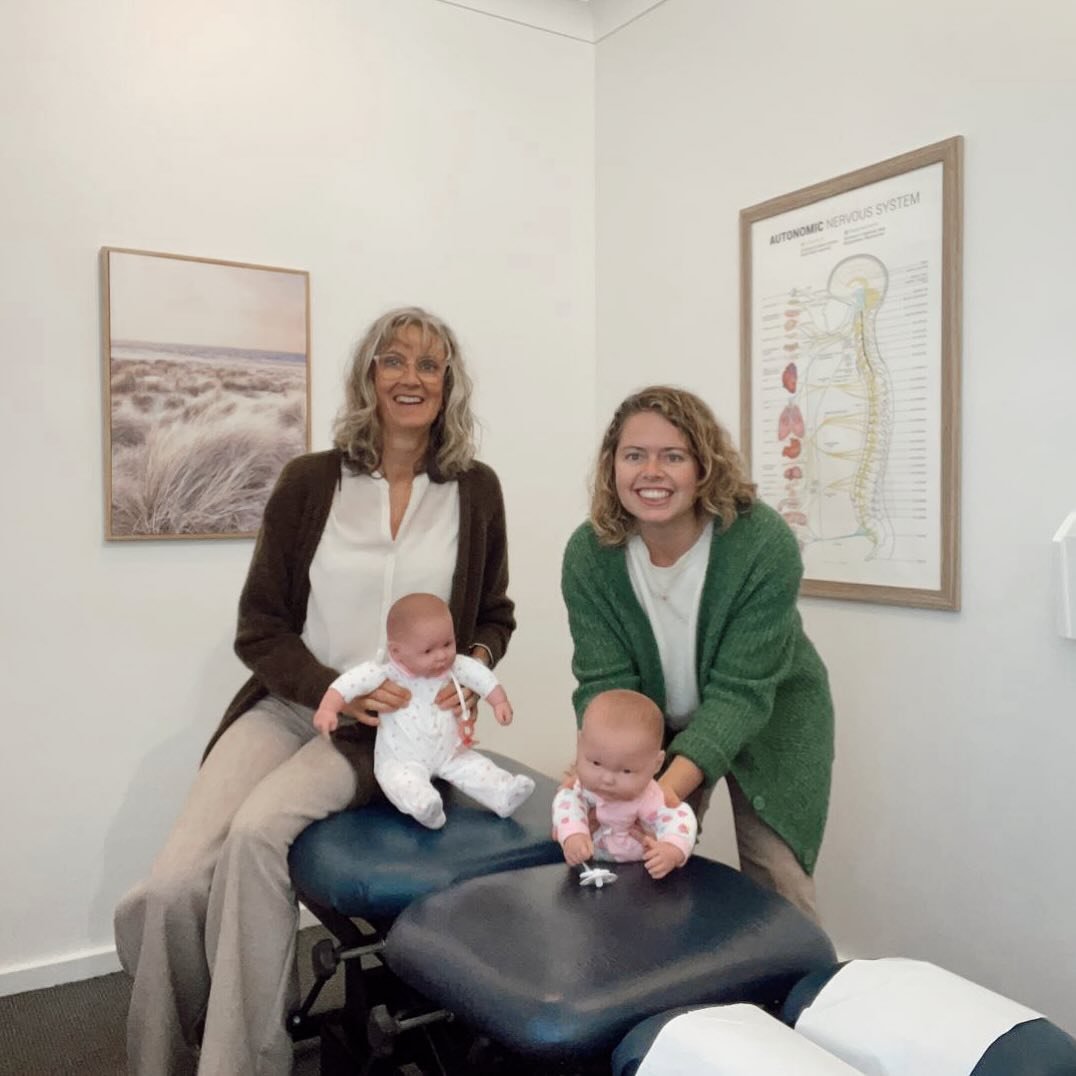 Dorte and Elena putting into practice what they learnt this past weekend. They are excited to use their new knowledge and continue to help our littlest ones thrive! 🌟