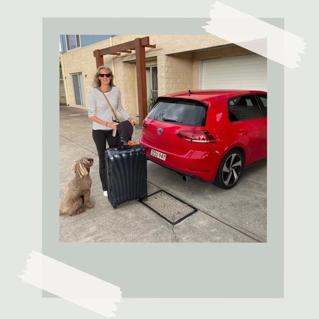 Dorte is off on her travels around Europe, teaching switched on kids seminars along the way... 
How adorable is Mojo, eagerly eyeing Dorte's travel adventures! #teachingchiro#travel#europe