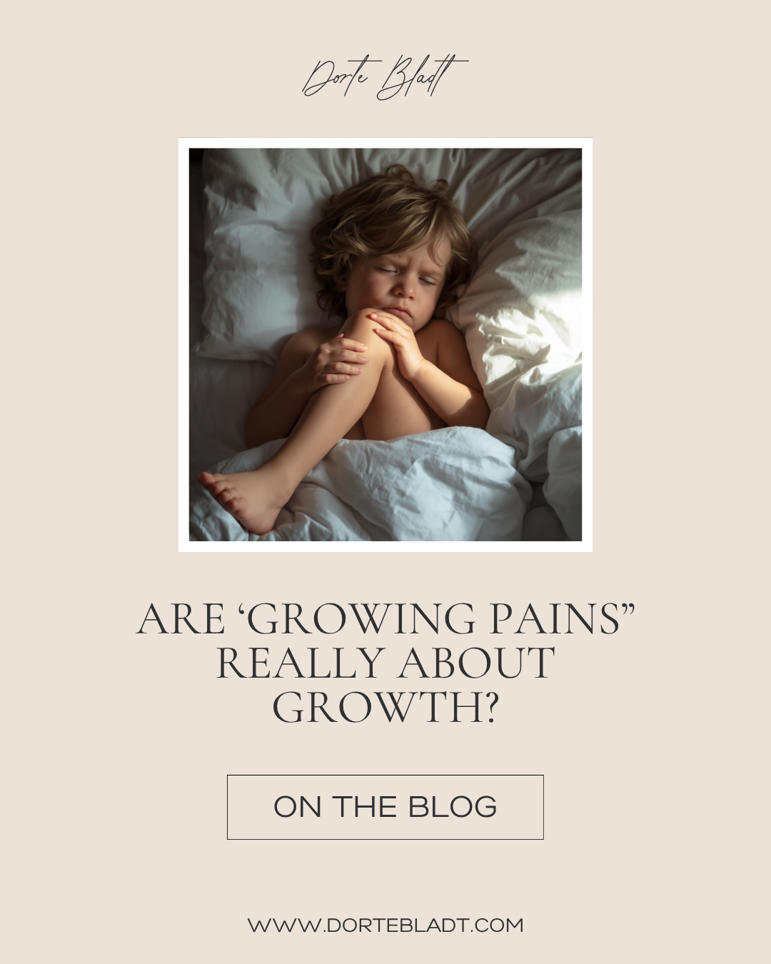 ARE ‘GROWING PAINS’ REALLY ABOUT GROWTH?