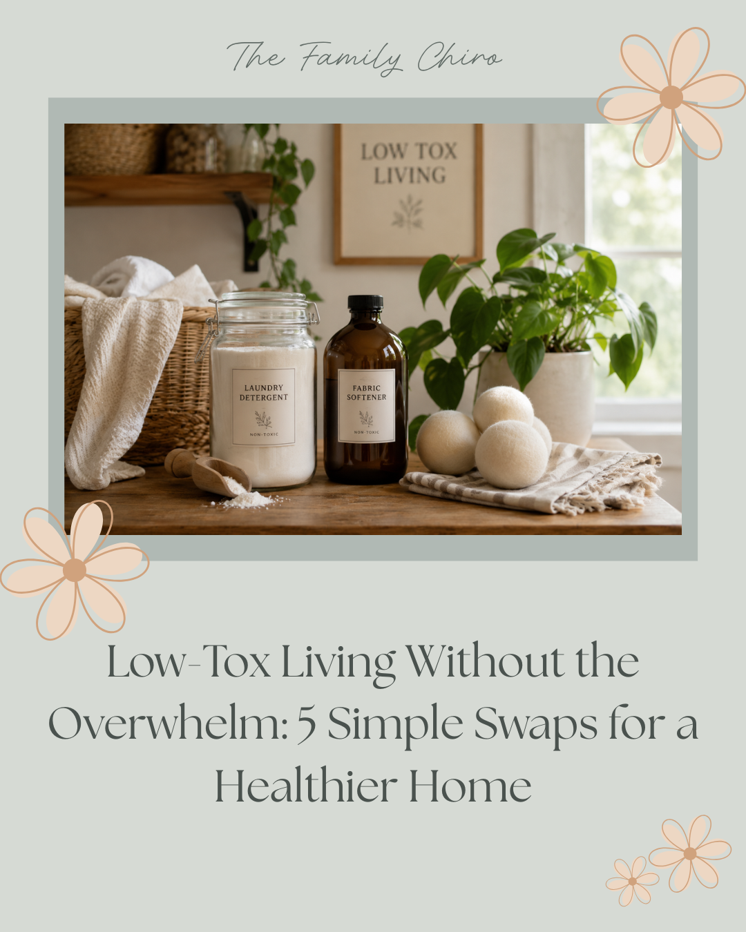 Low-Tox Living Without the Overwhelm: 5 Simple Swaps for a Healthier Home