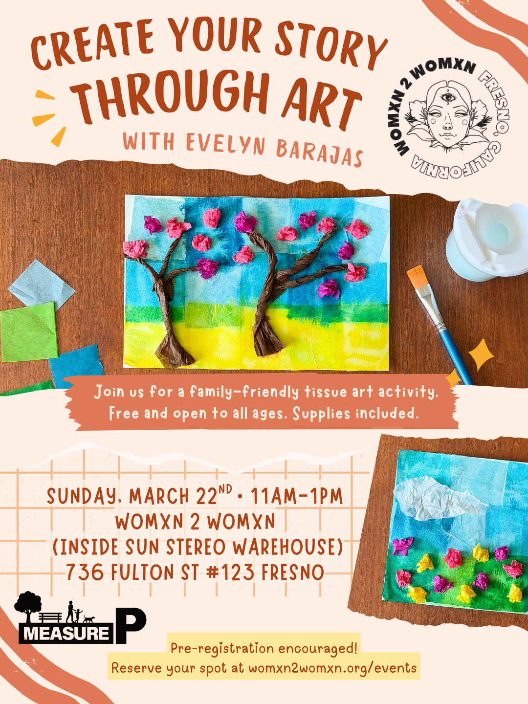 "Create Your Story Through Art"  Family Workshop