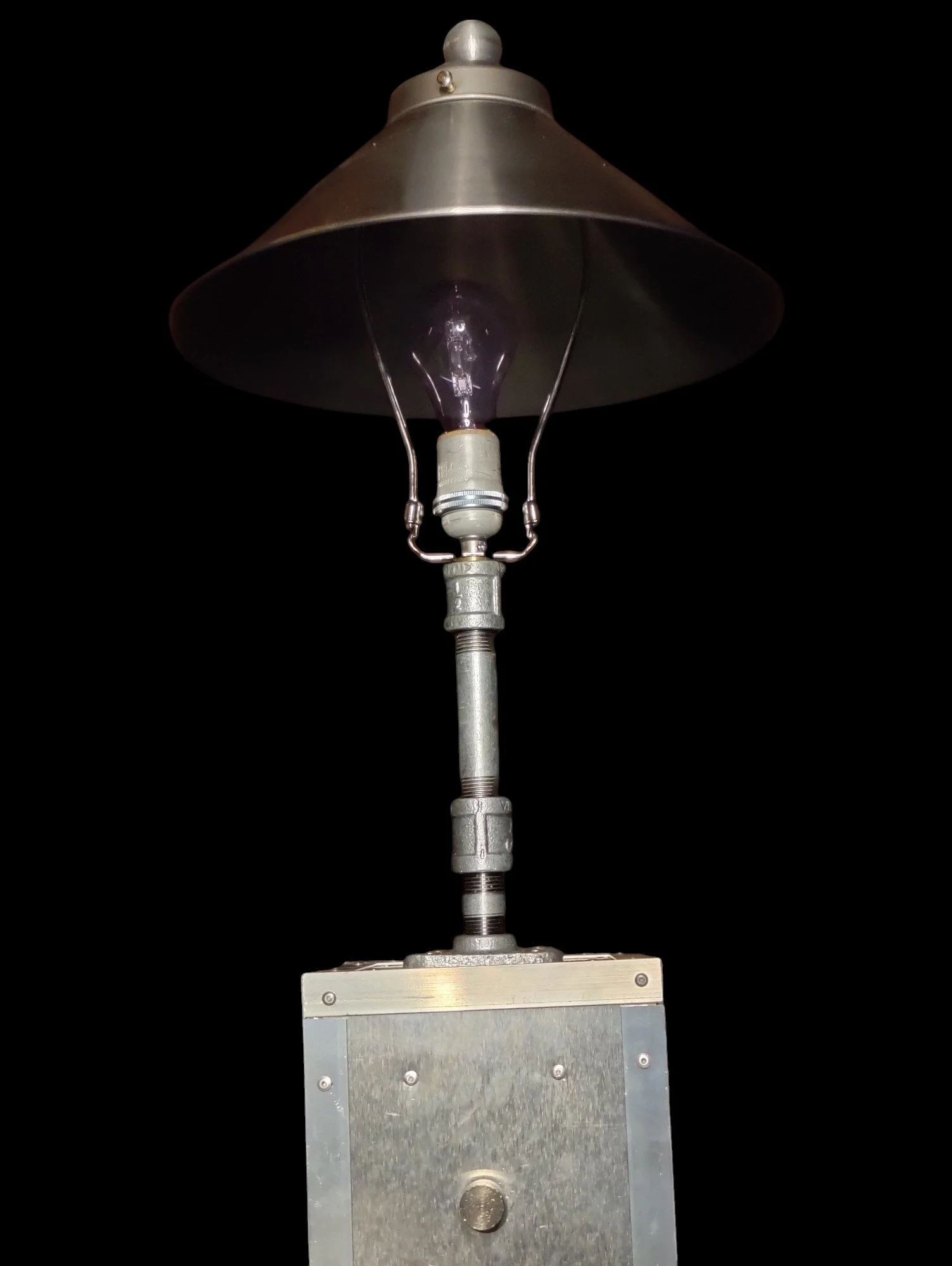 Industrial Metal Table Lamp