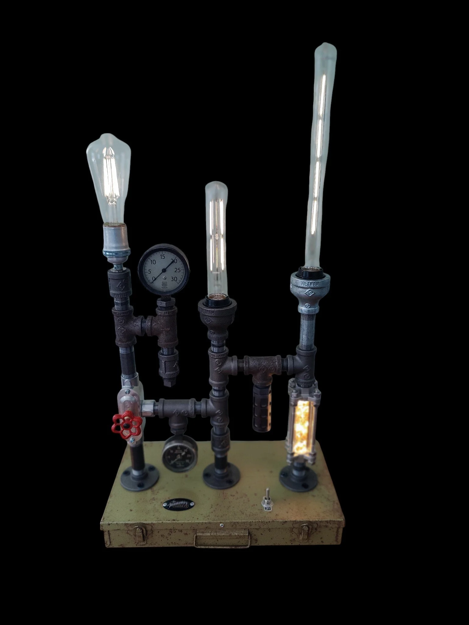 3 Light Lamp with Visible Fairy Lights