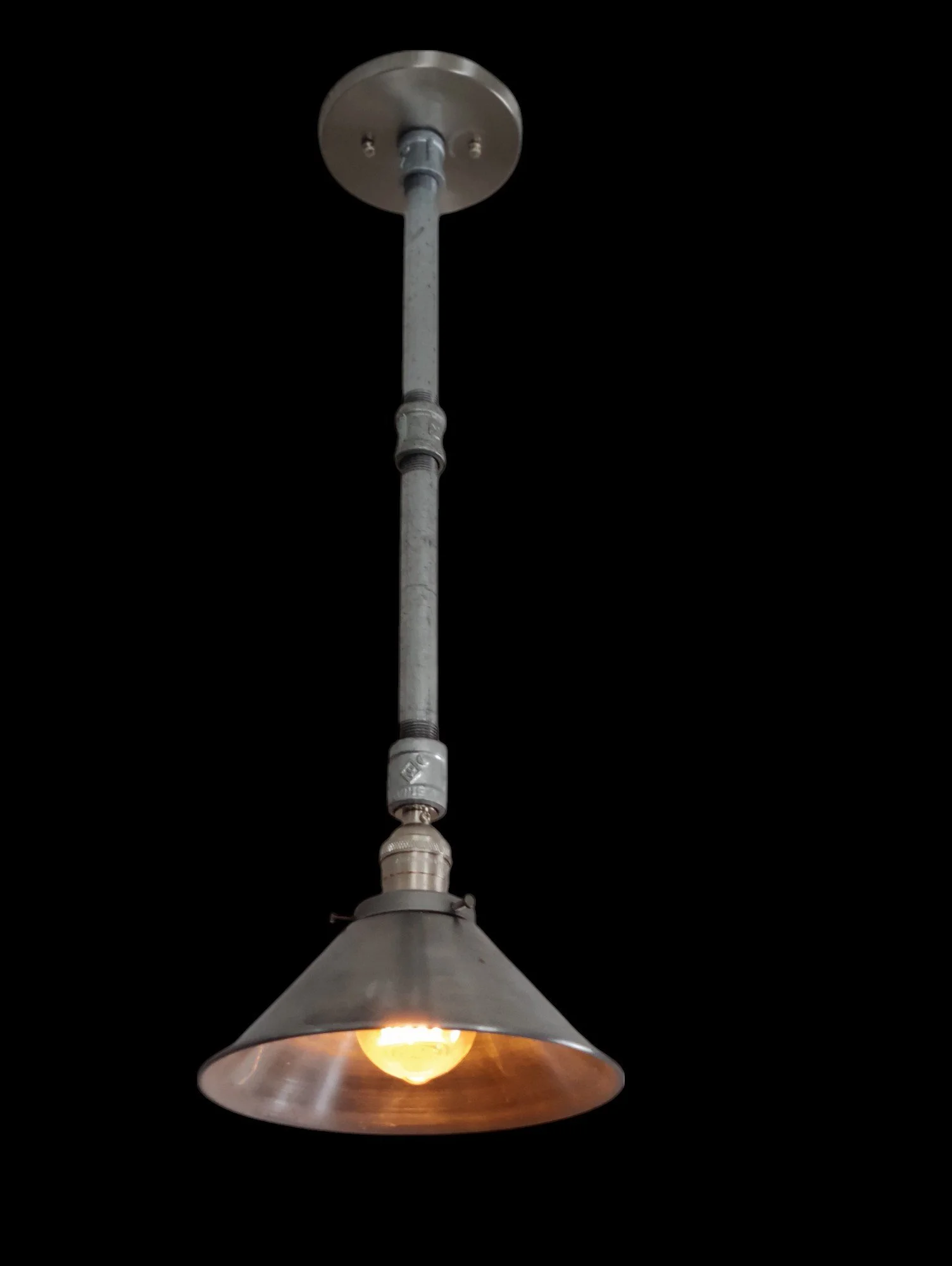 Metal Cone Shade Pendant